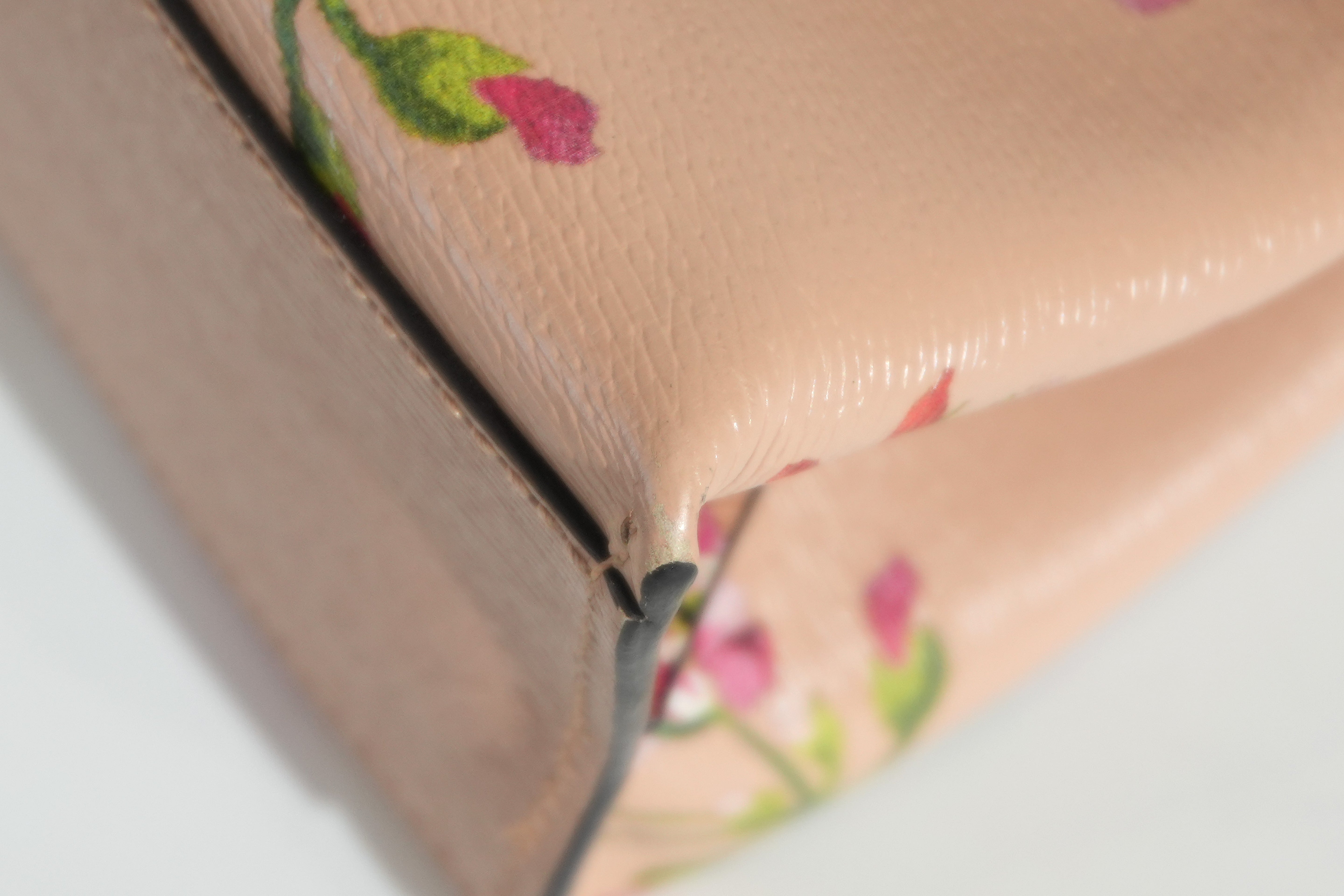 Pre-owned Gucci Two Way Apricot Blooms Bamboo Daily Shoulder Bag Pink