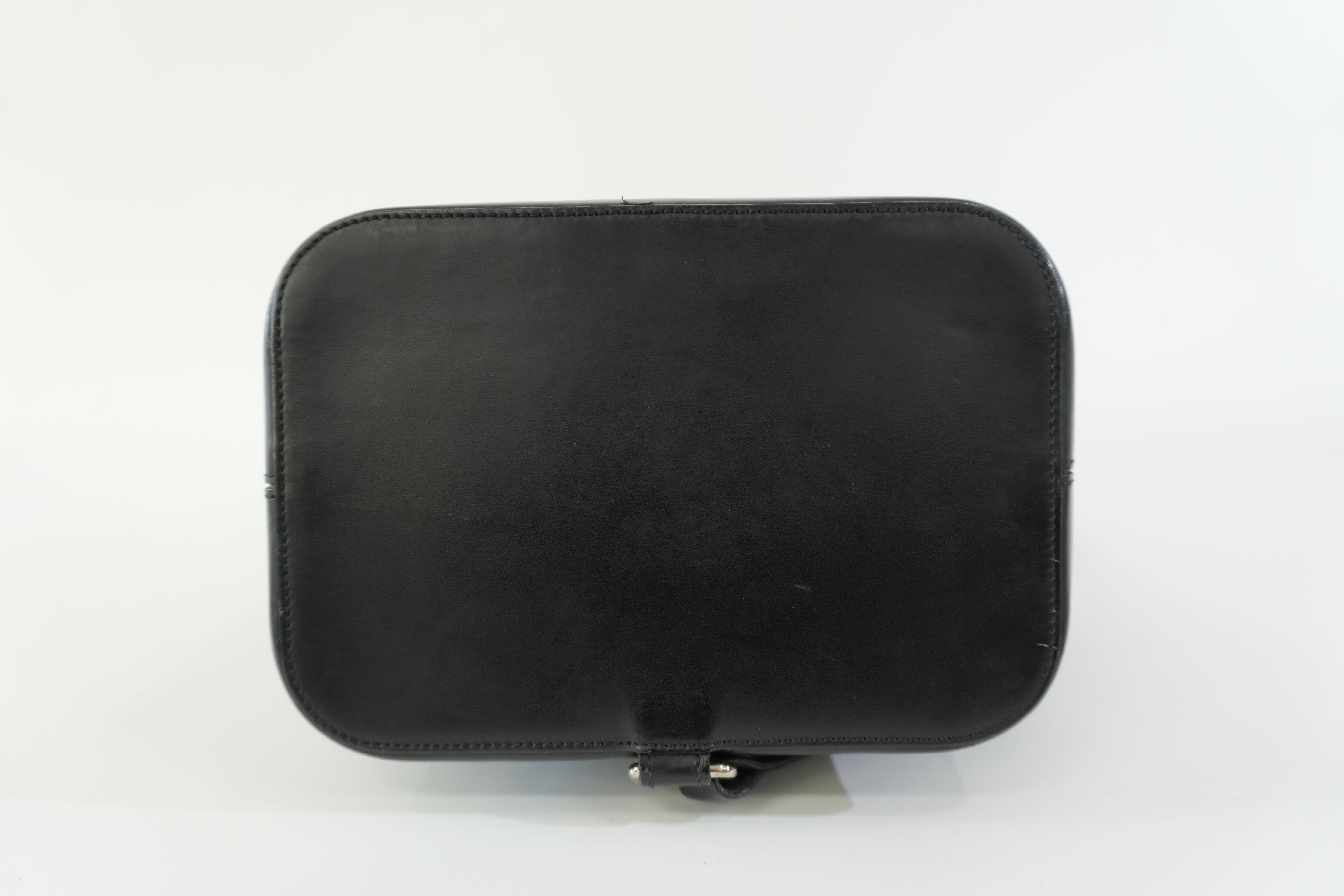 Pre-owned Cartier Leather Panthere Shoulder Bag Black