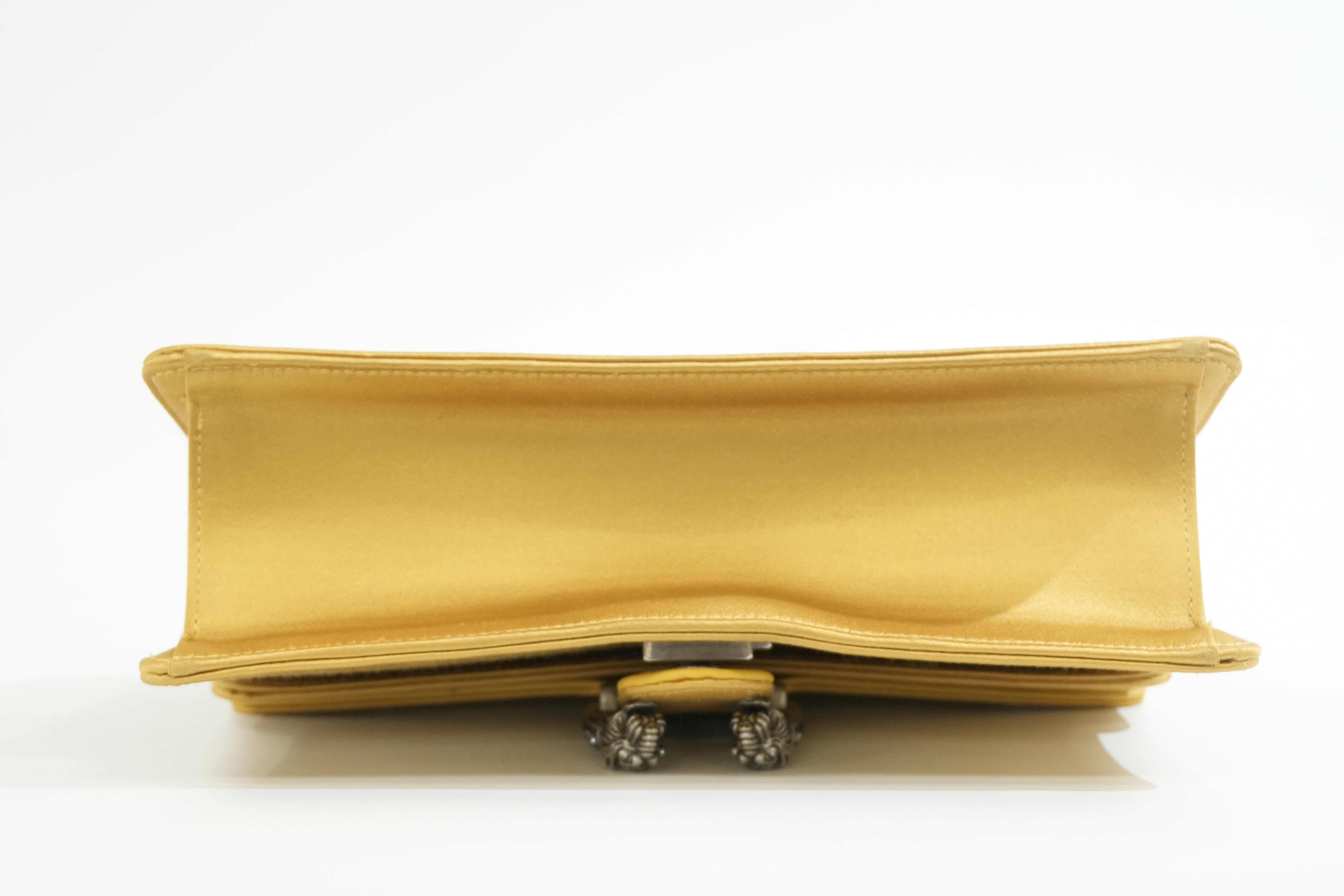 Pre-owned Gucci Dionysus Chain Shoulder Bag Gold