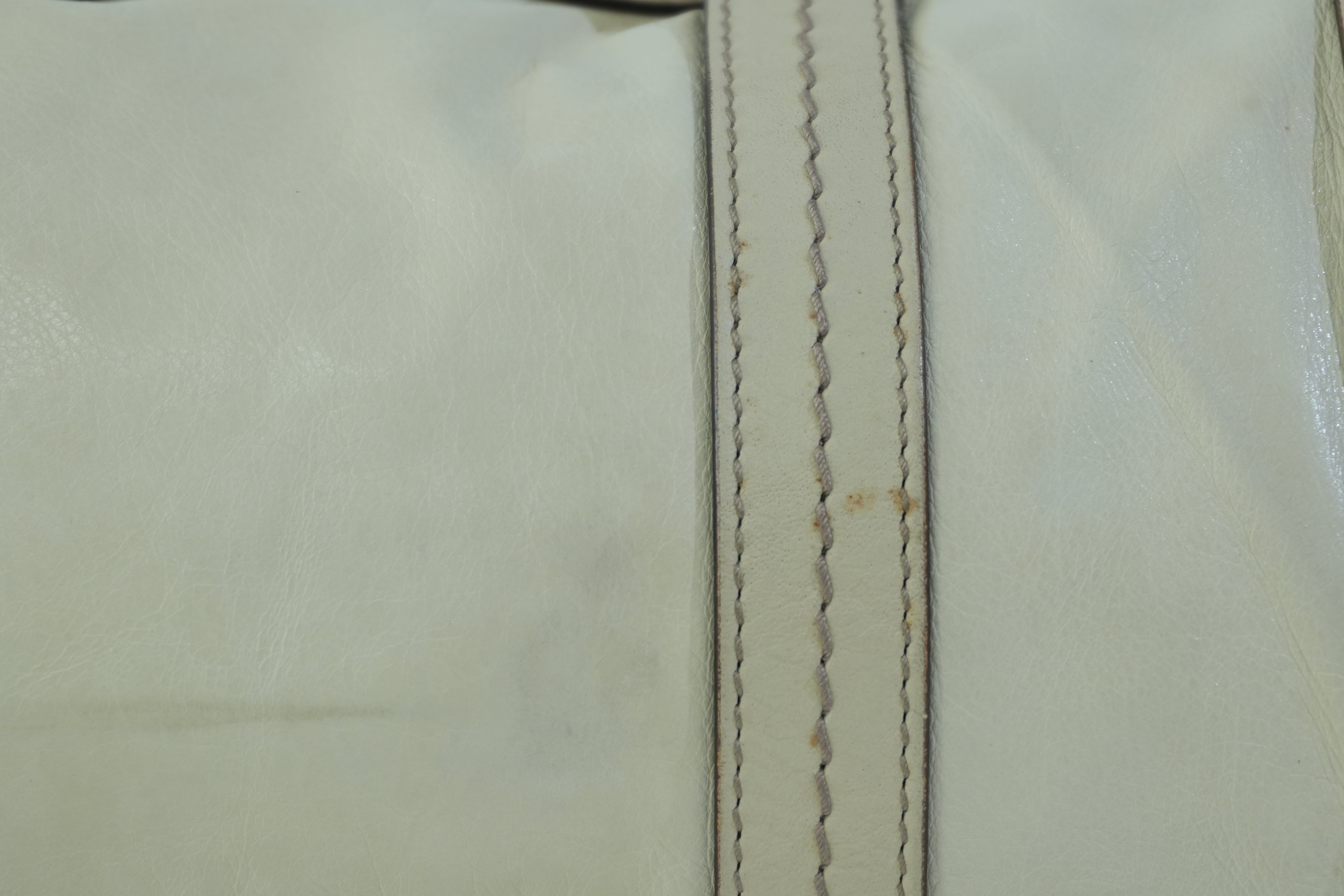 Pre-owned Gucci Leather Handbag Ivory