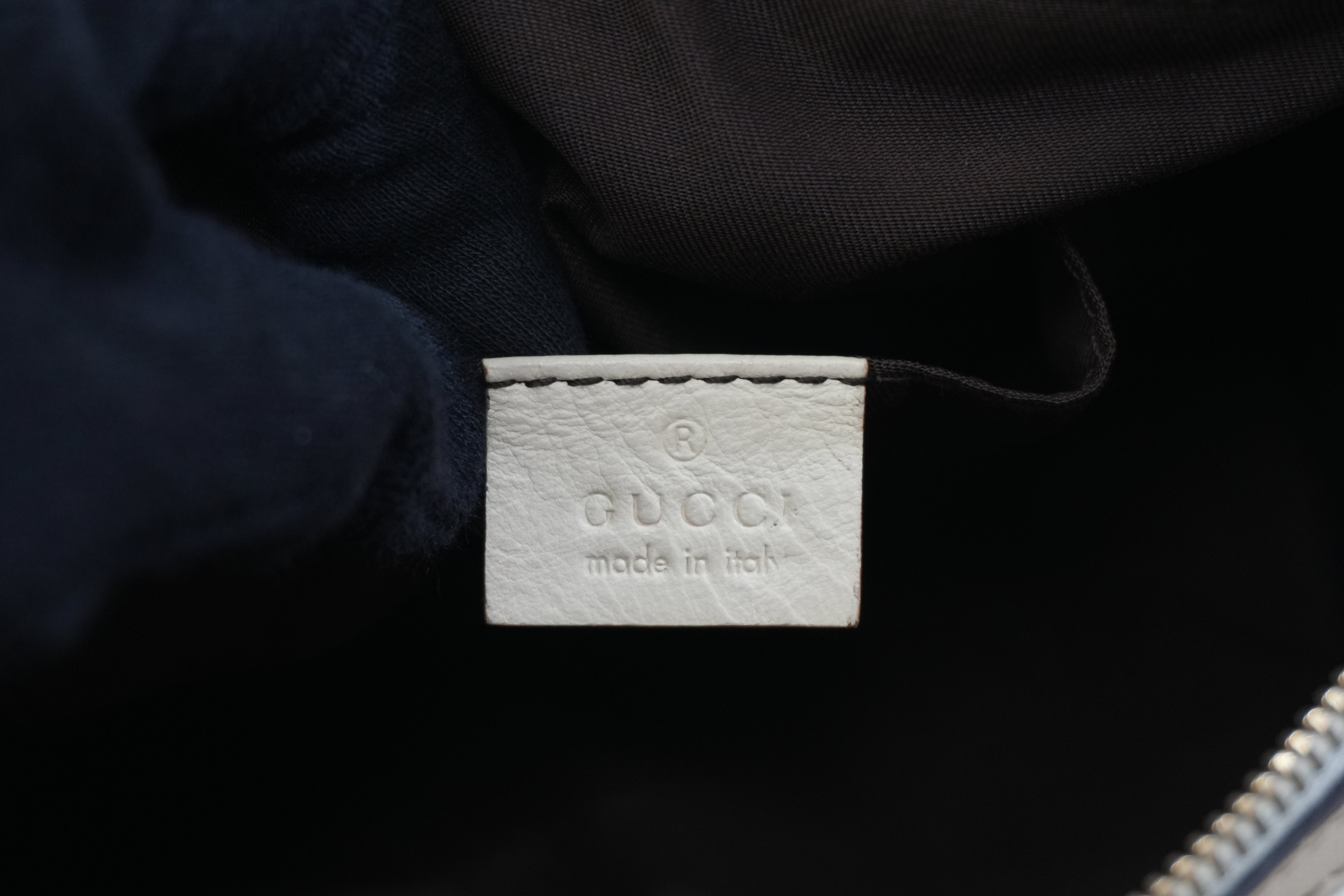 Pre-owned Gucci Leather Handbag Ivory