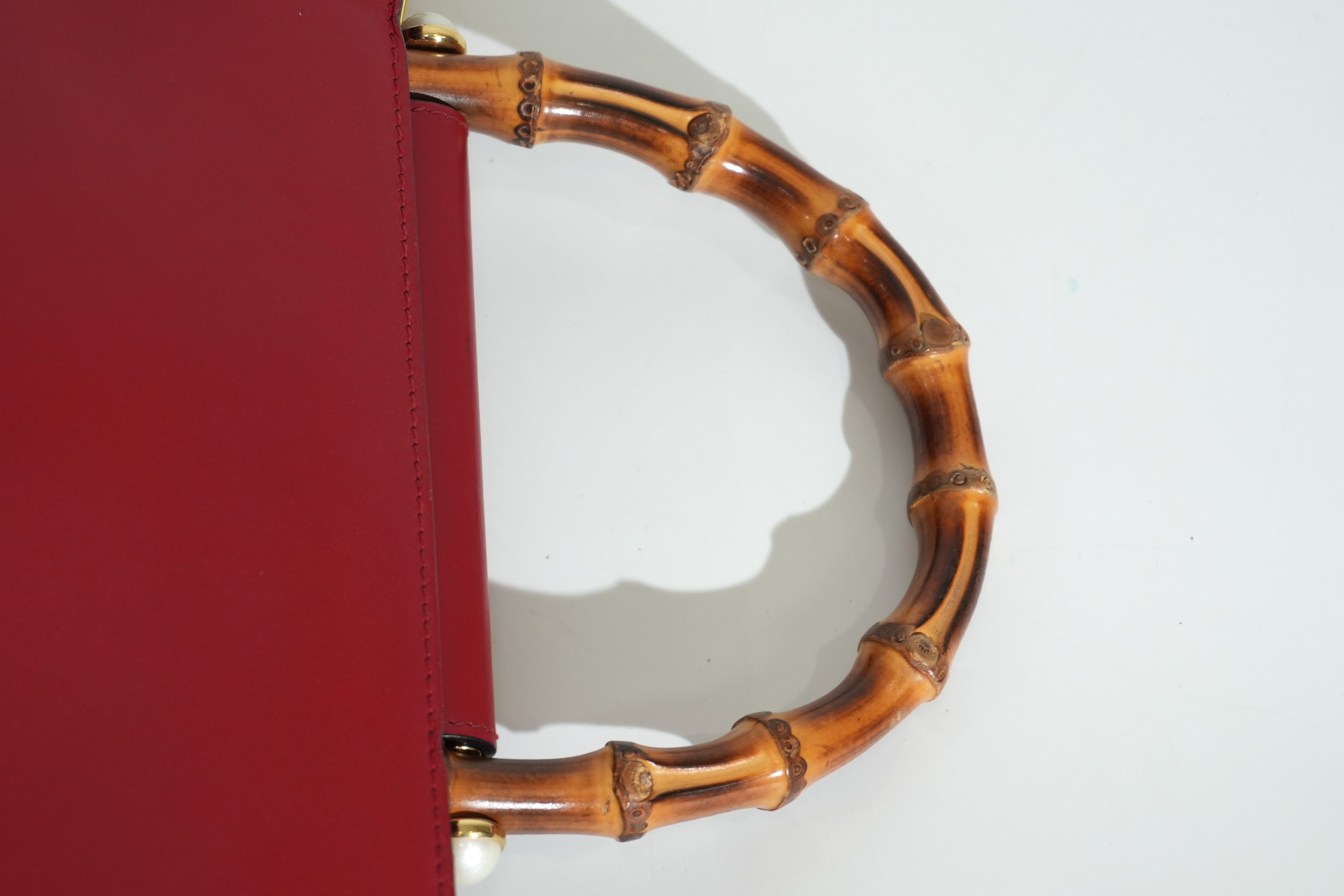 Pre-owned Gucci Two Way Nymphaea Shoulder Bag Red