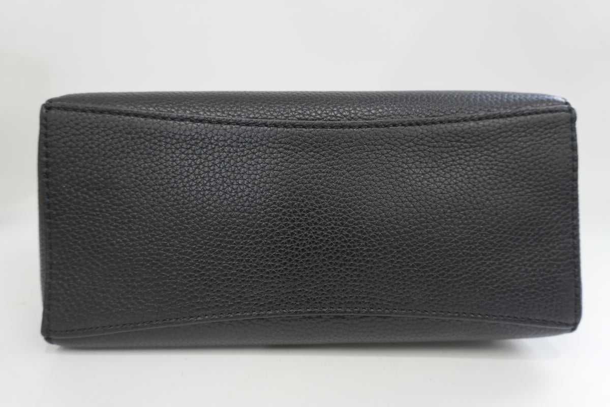 Pre-Owned Tory Burch Two-Way McGraw Carryall Shoulder Bag Black
