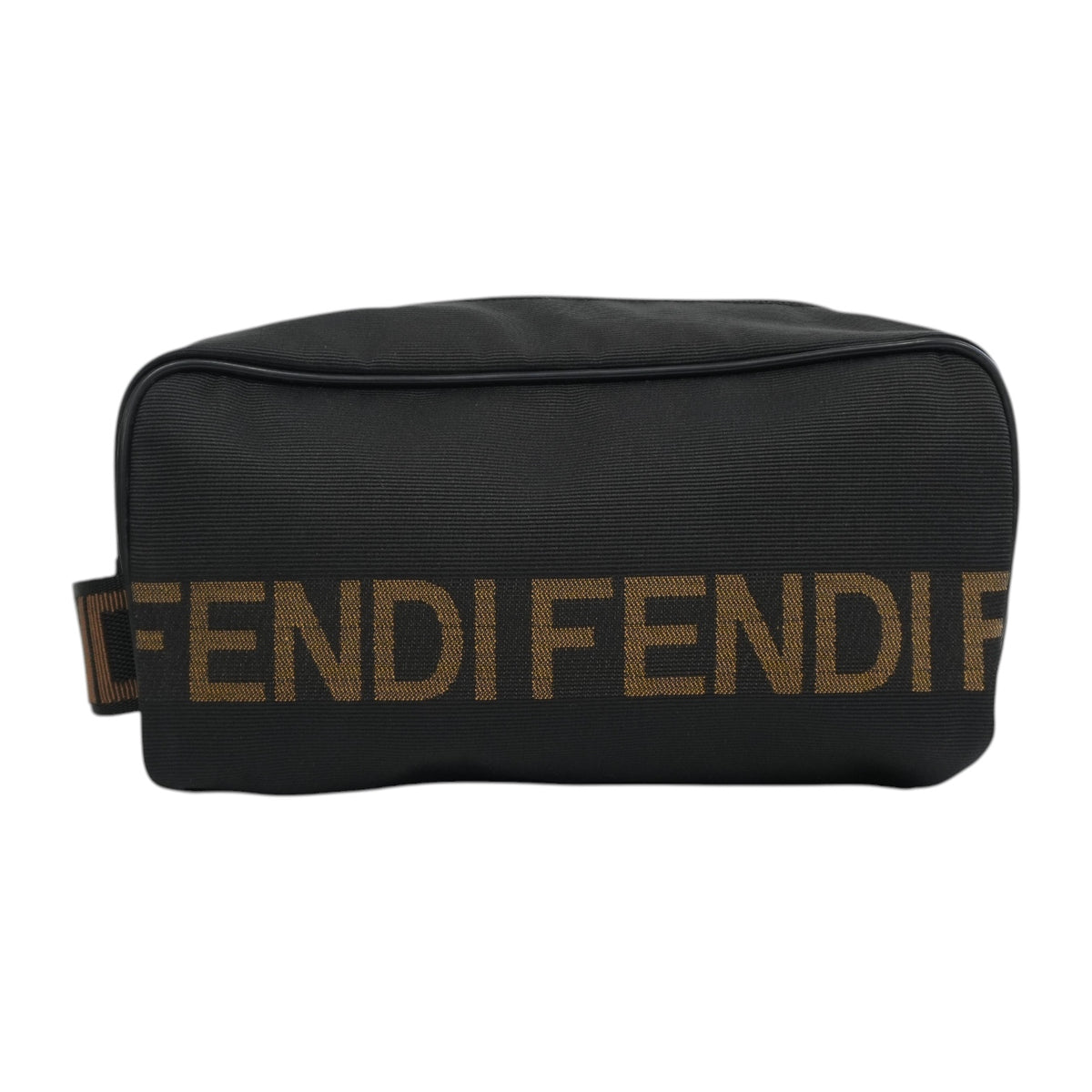Pre-Owned Fendi Nylon Clutch Black