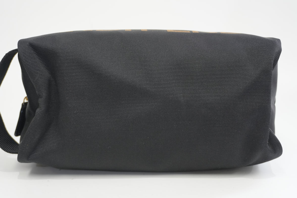 Pre-Owned Fendi Nylon Clutch Black