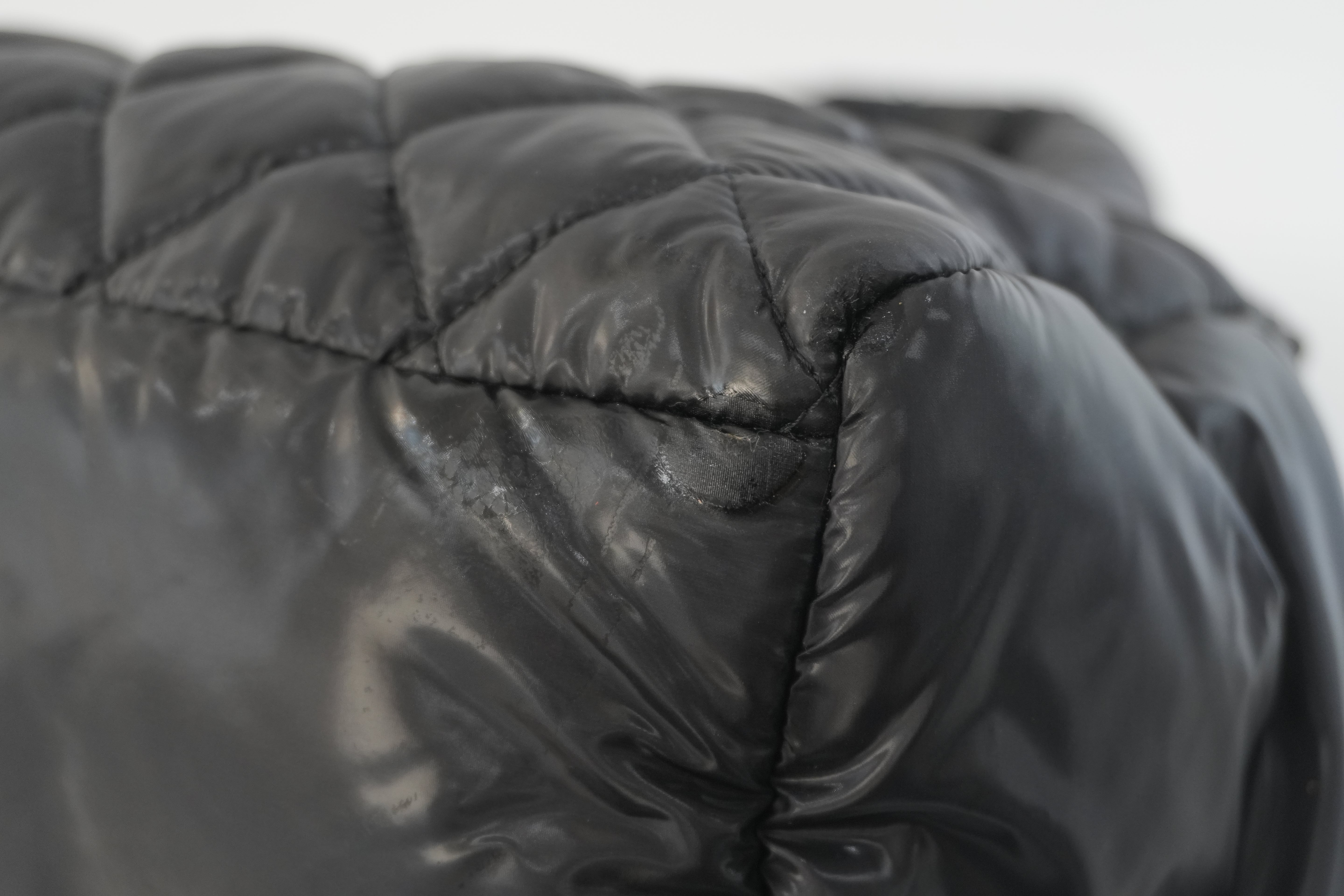 Chanel Coco Cocoon Handbag Black Nylon Used