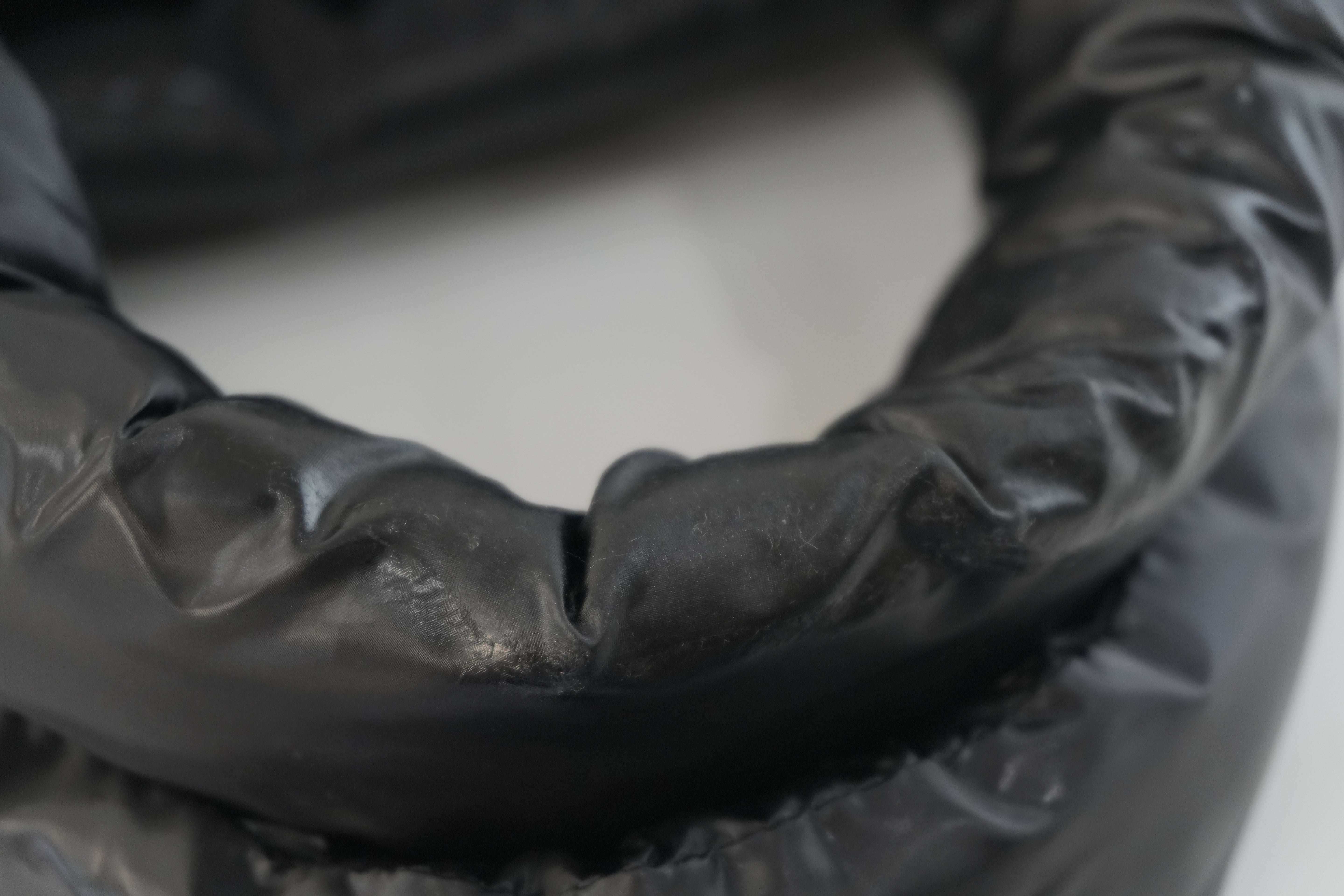 Chanel Coco Cocoon Handbag Black Nylon Used