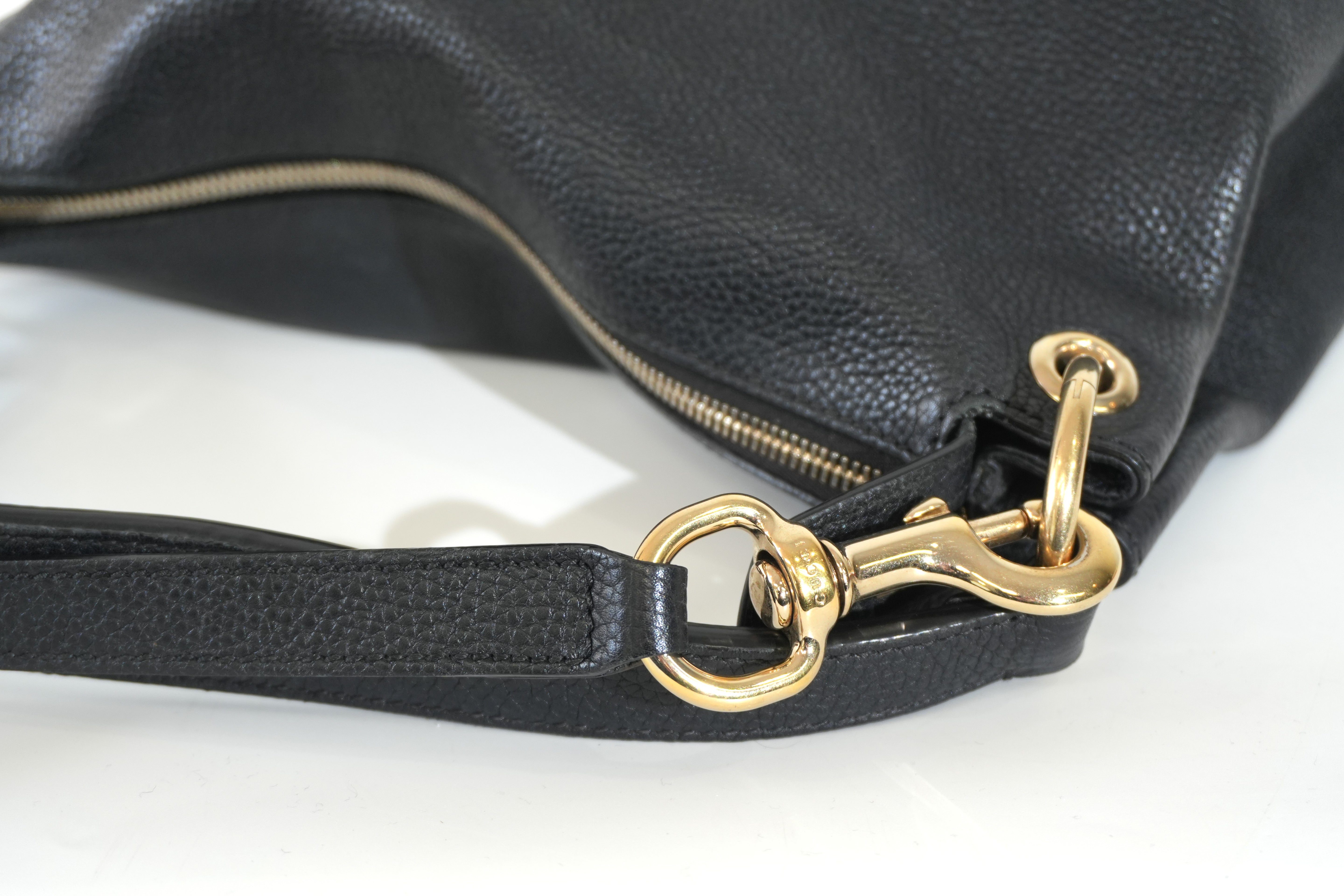 Pre-owned Gucci Two Way Soho Shoulder Bag Black