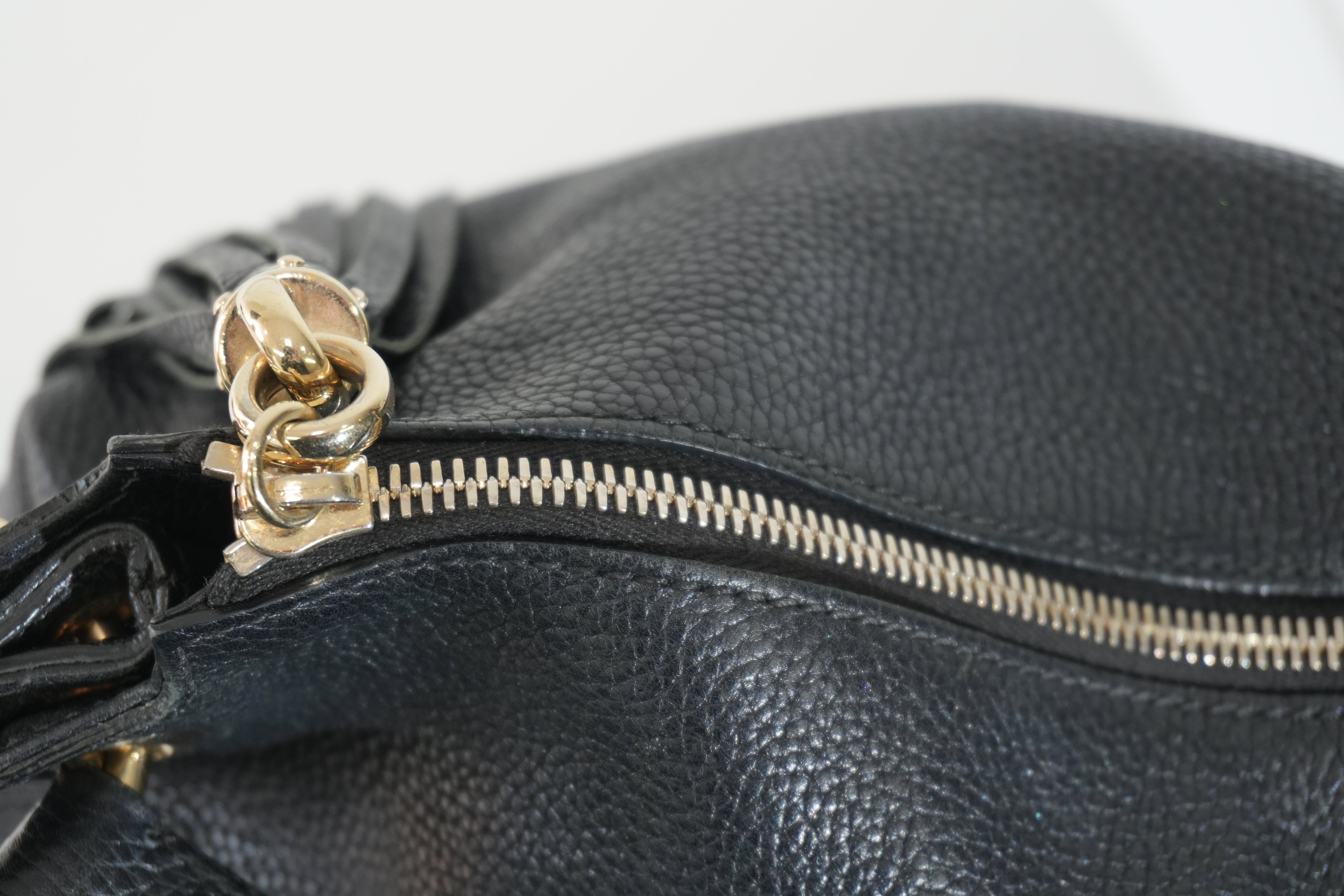 Pre-owned Gucci Two Way Soho Shoulder Bag Black