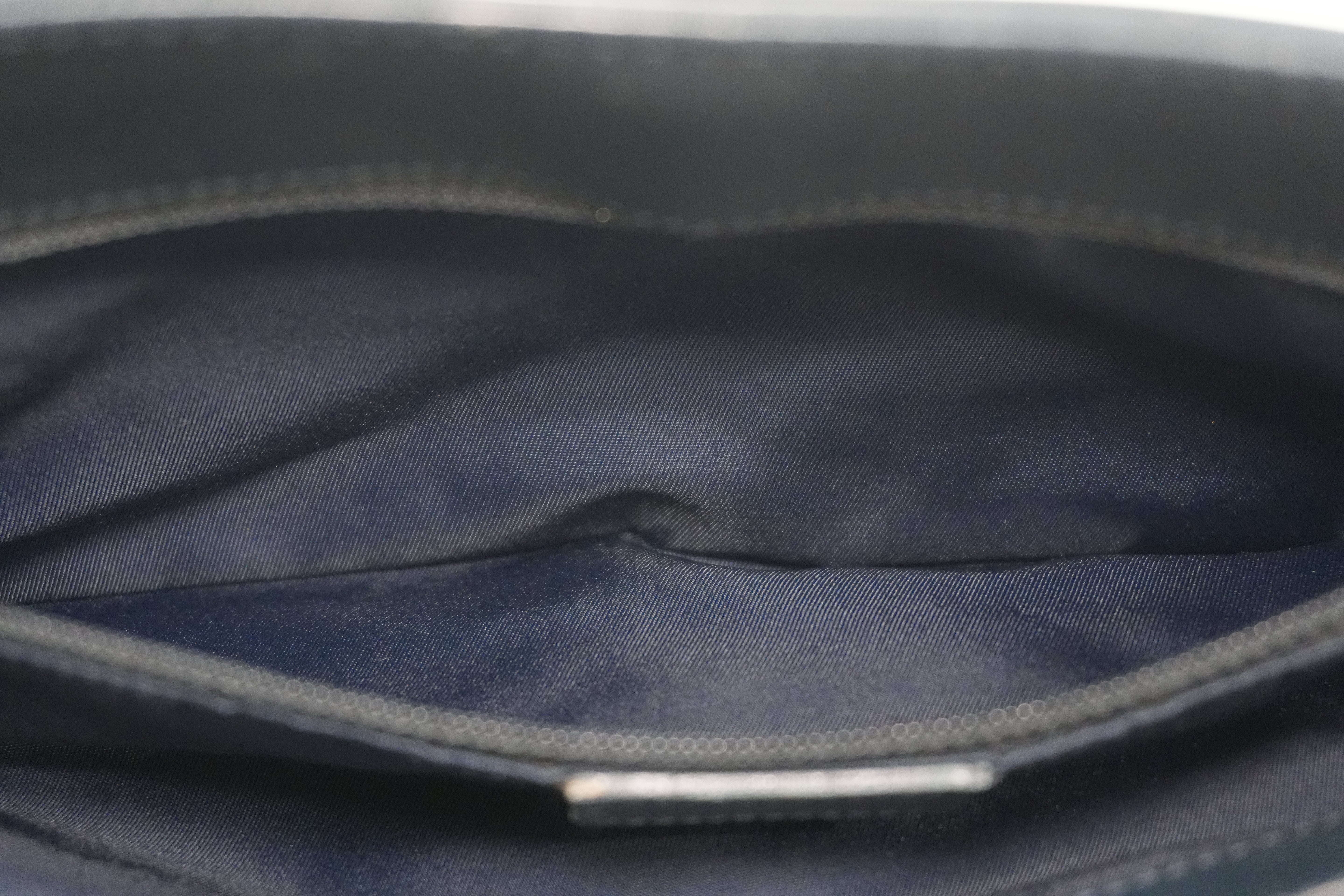 Pre-owned Dior Trotter Handbag Navy Blue