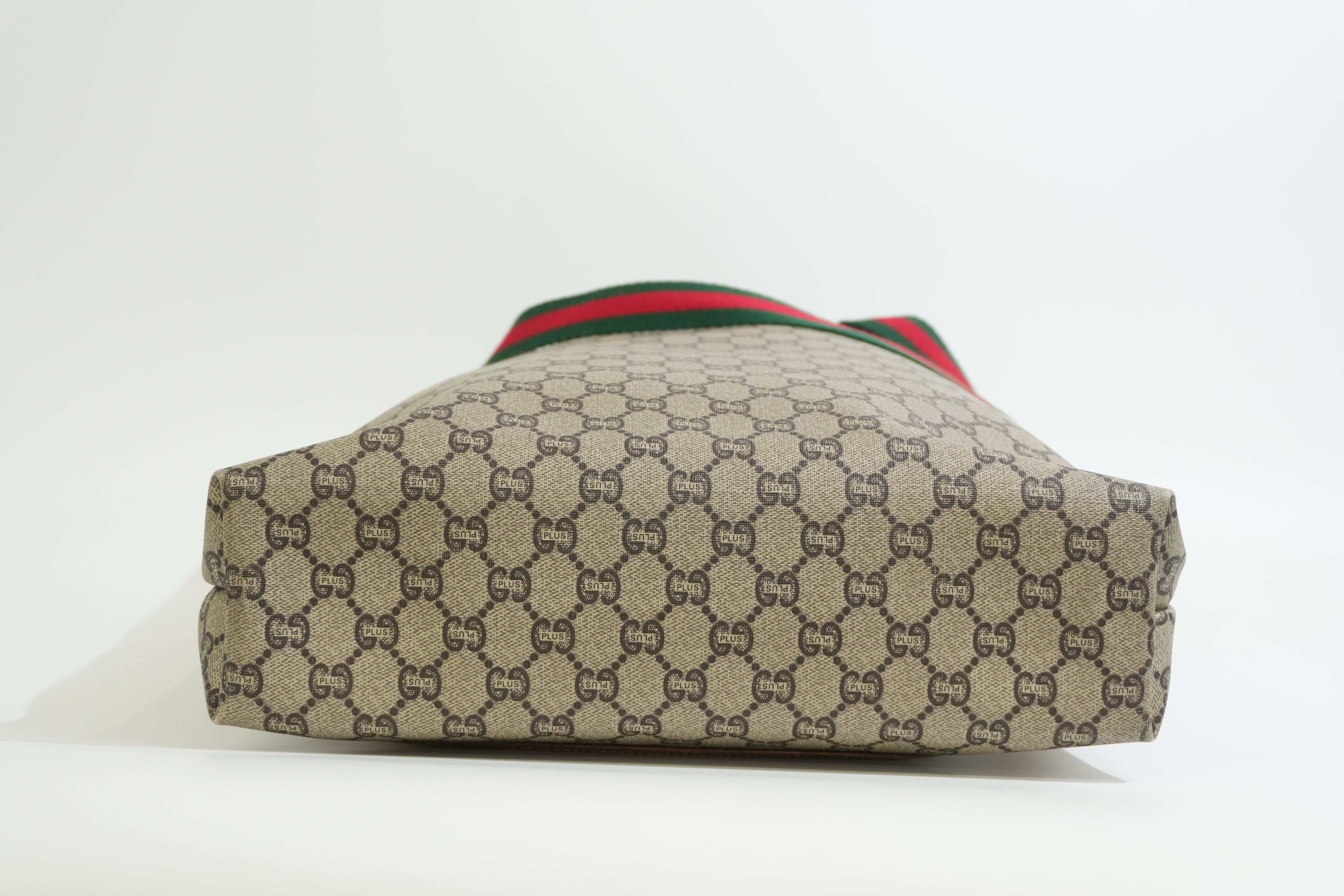 Pre-owned Gucci Plus Ophidia Tote Bag Brown