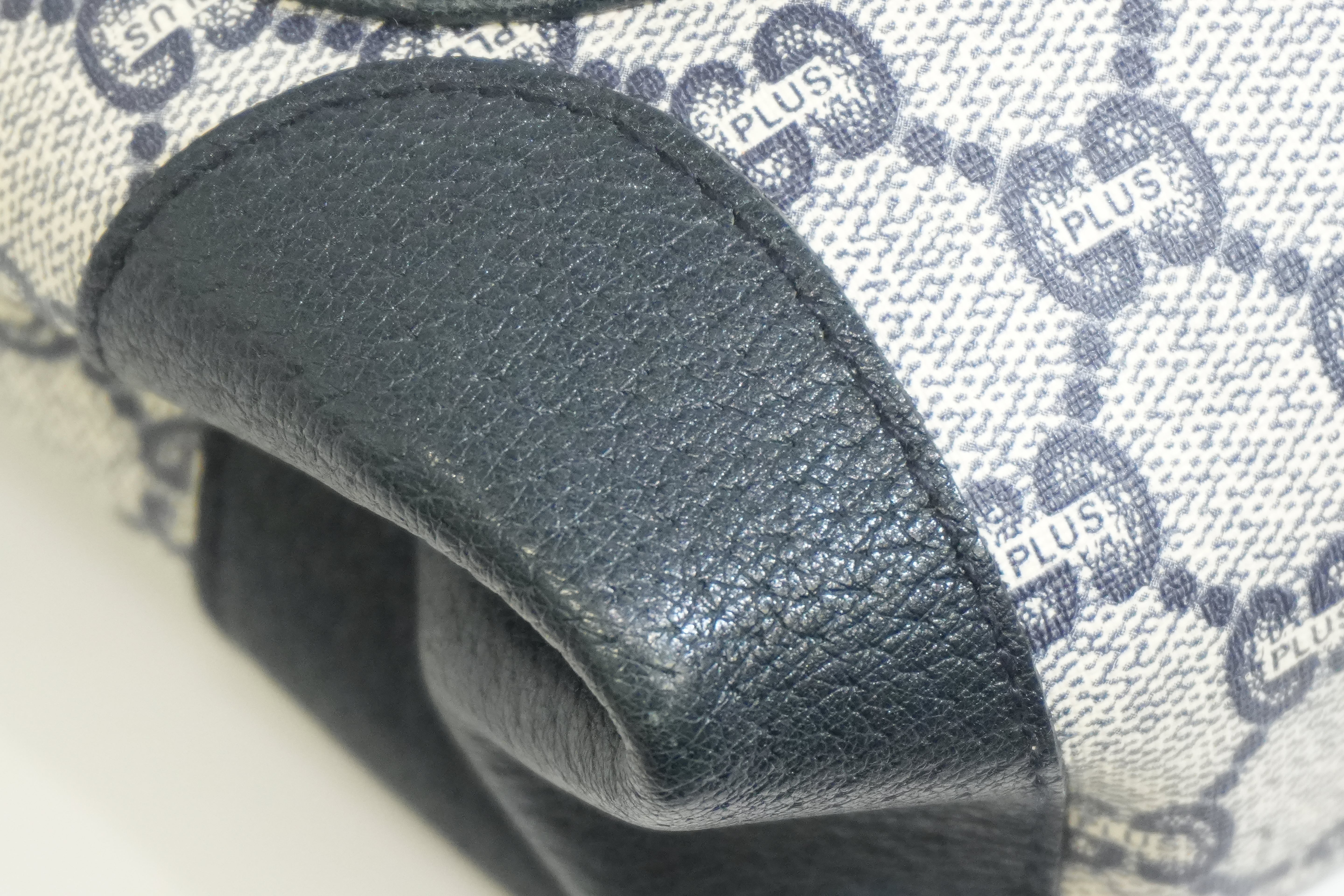 Pre-owned Gucci Plus Tote Bag Navy Blue