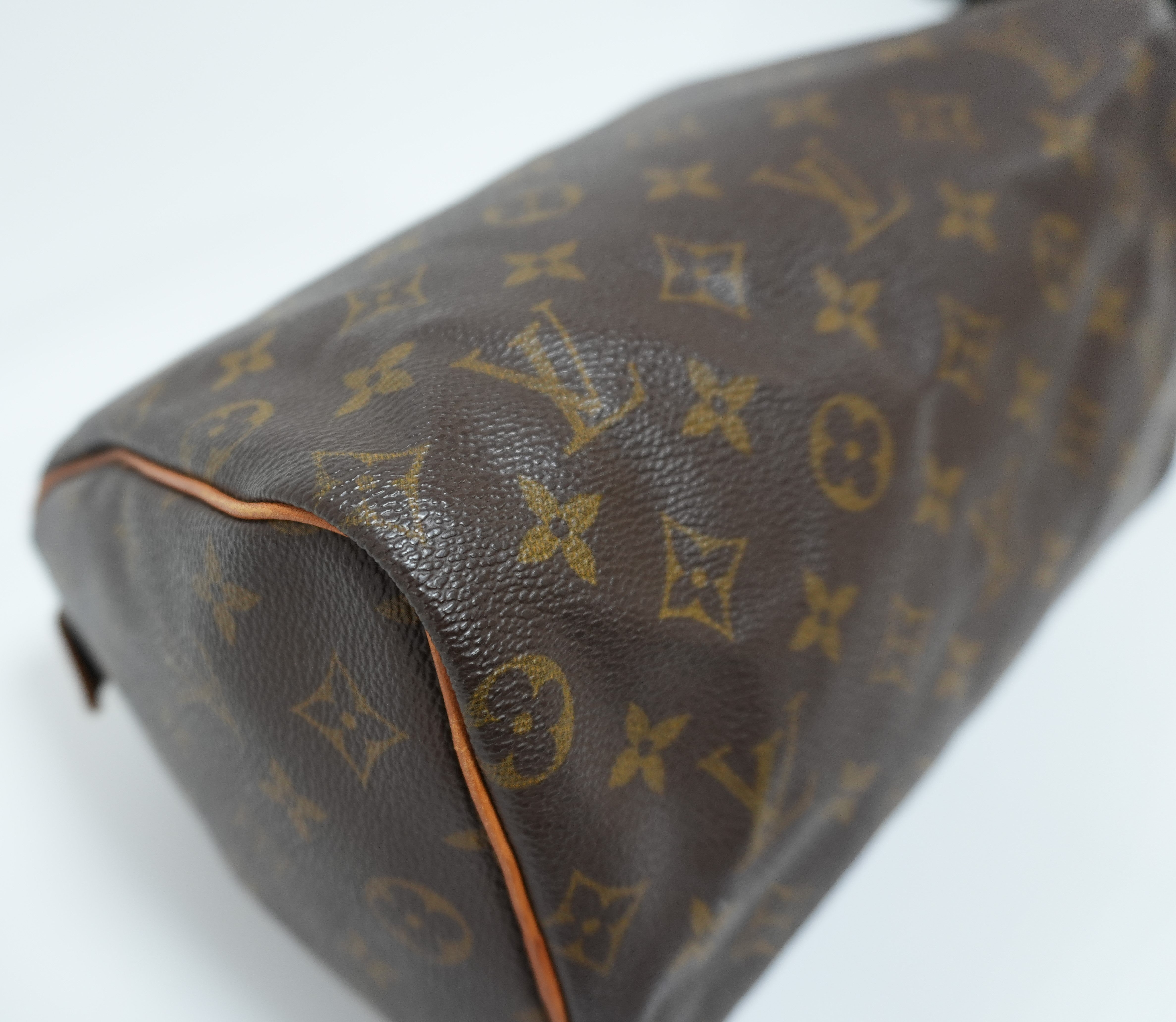 Louis Vuitton Monogram Speedy 25 Handbag Used
