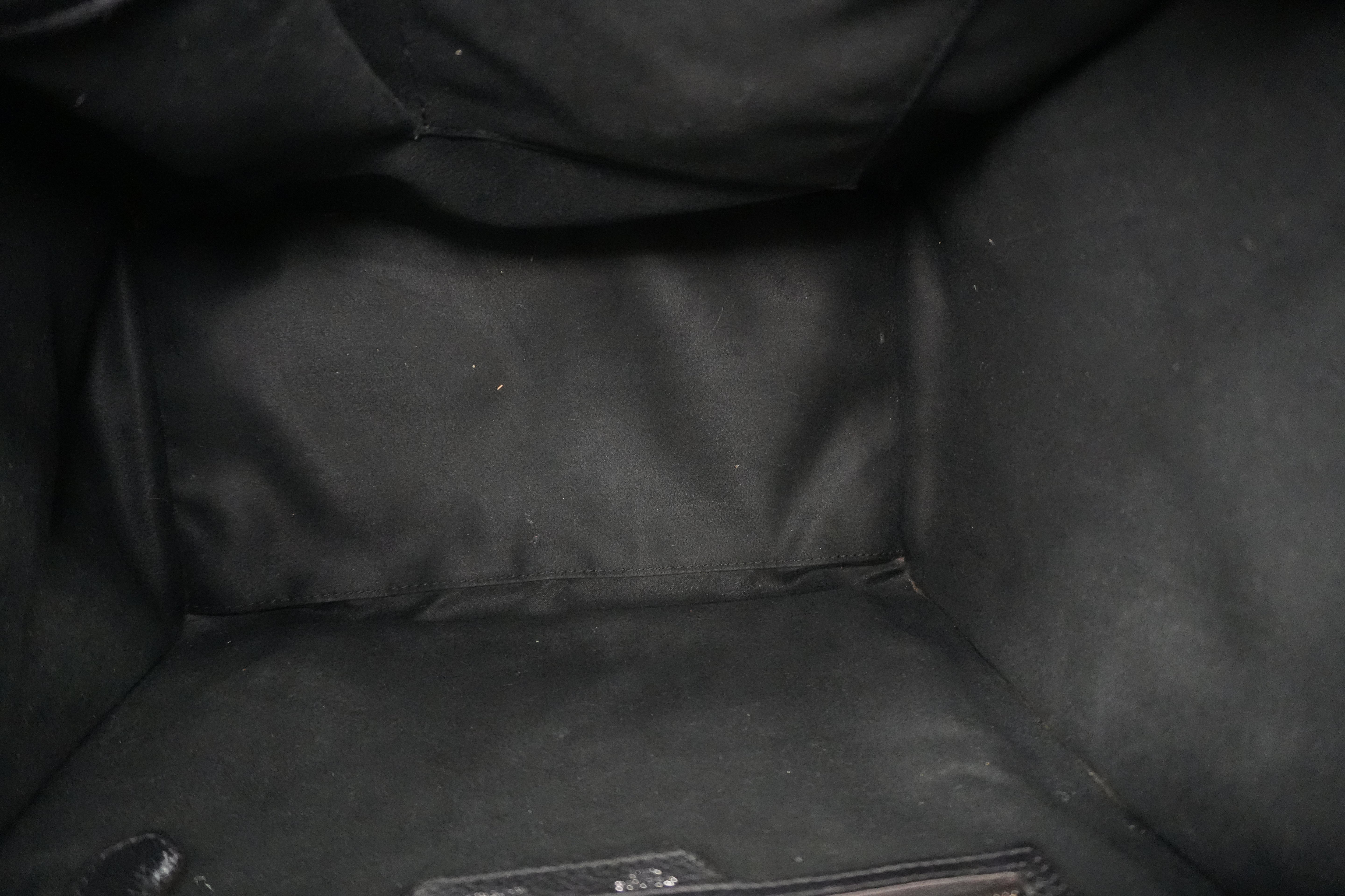 Pre-owned Celine Leather Luggage Handbag Black