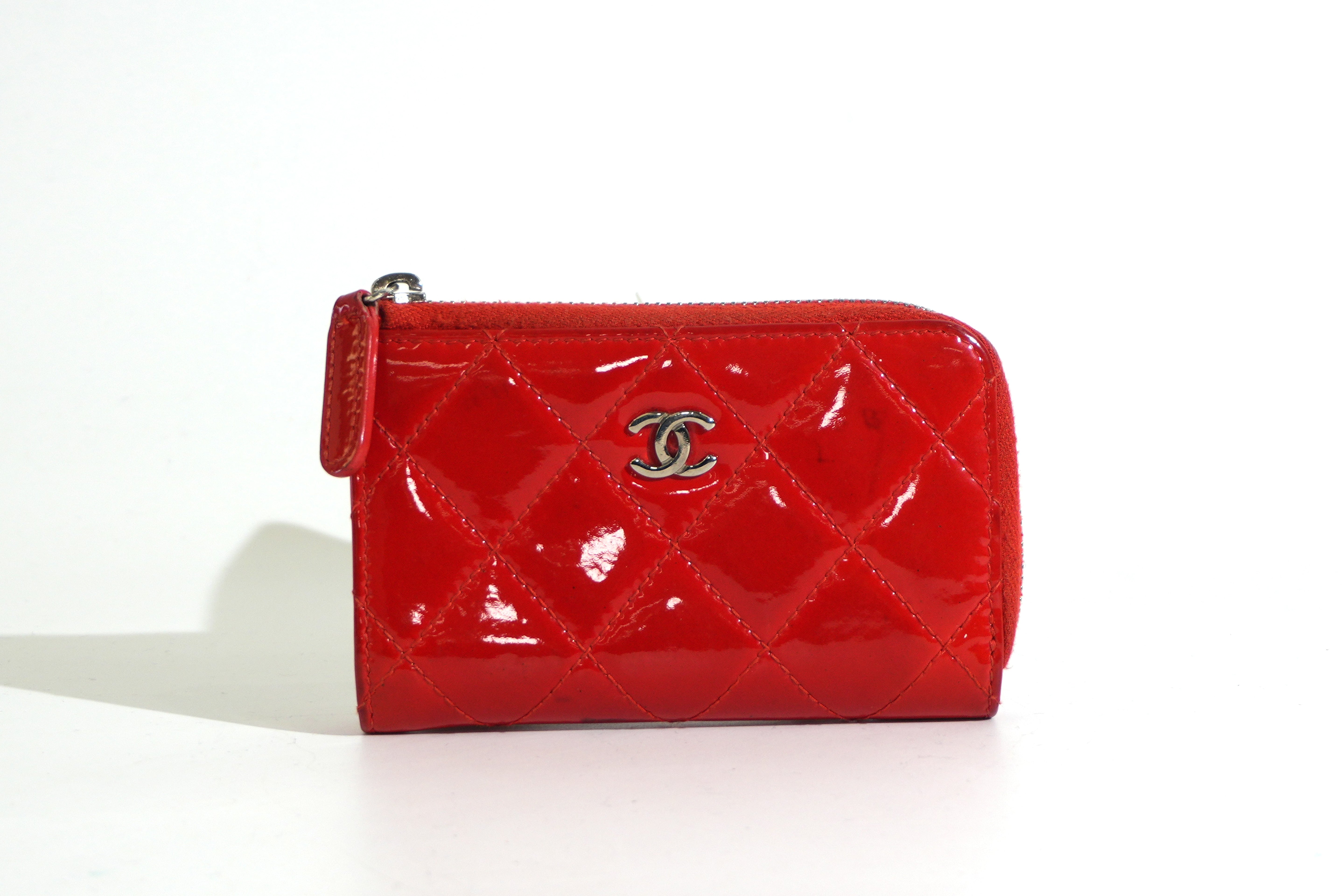 Pre-owned Chanel Key Case Red