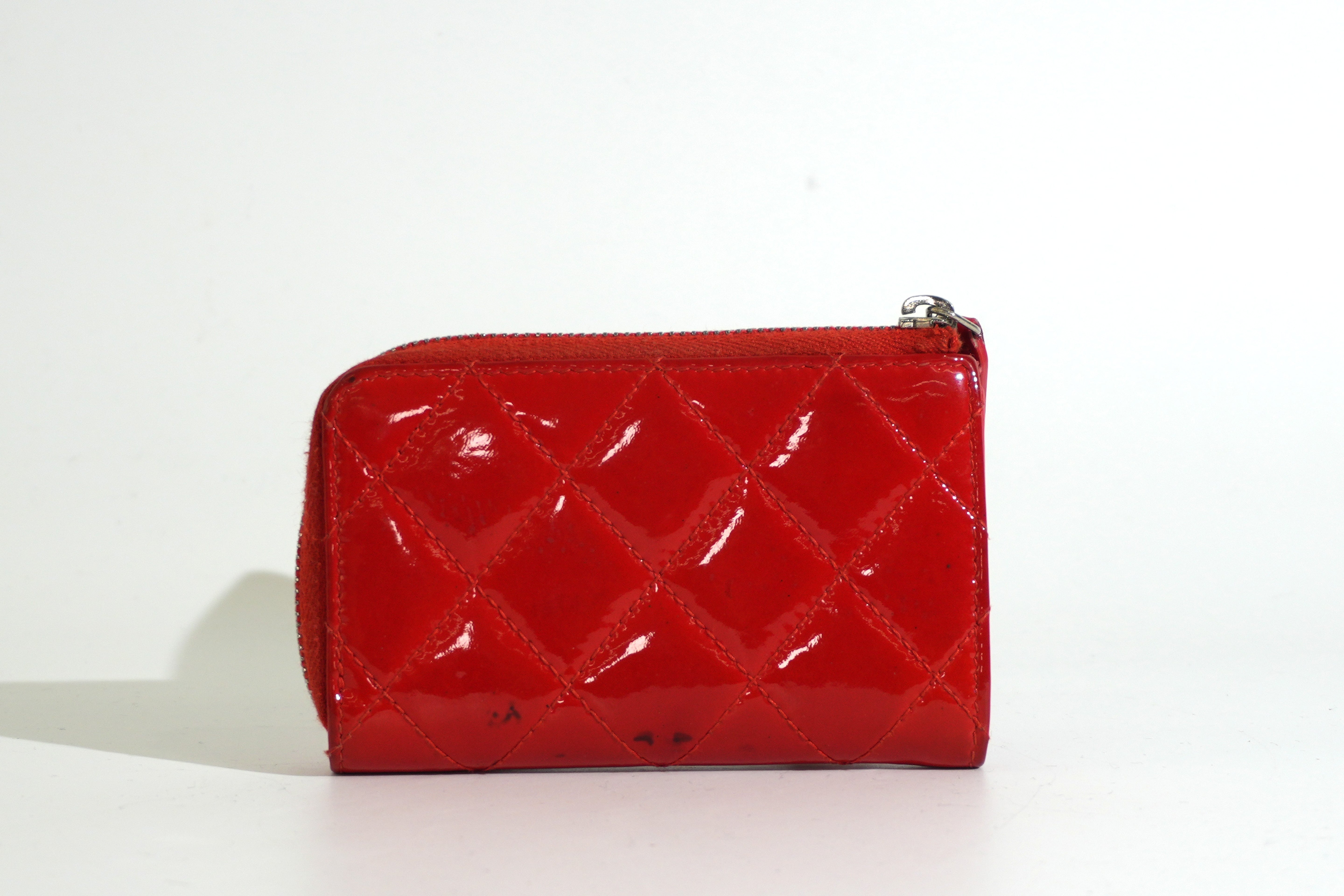 Pre-owned Chanel Key Case Red
