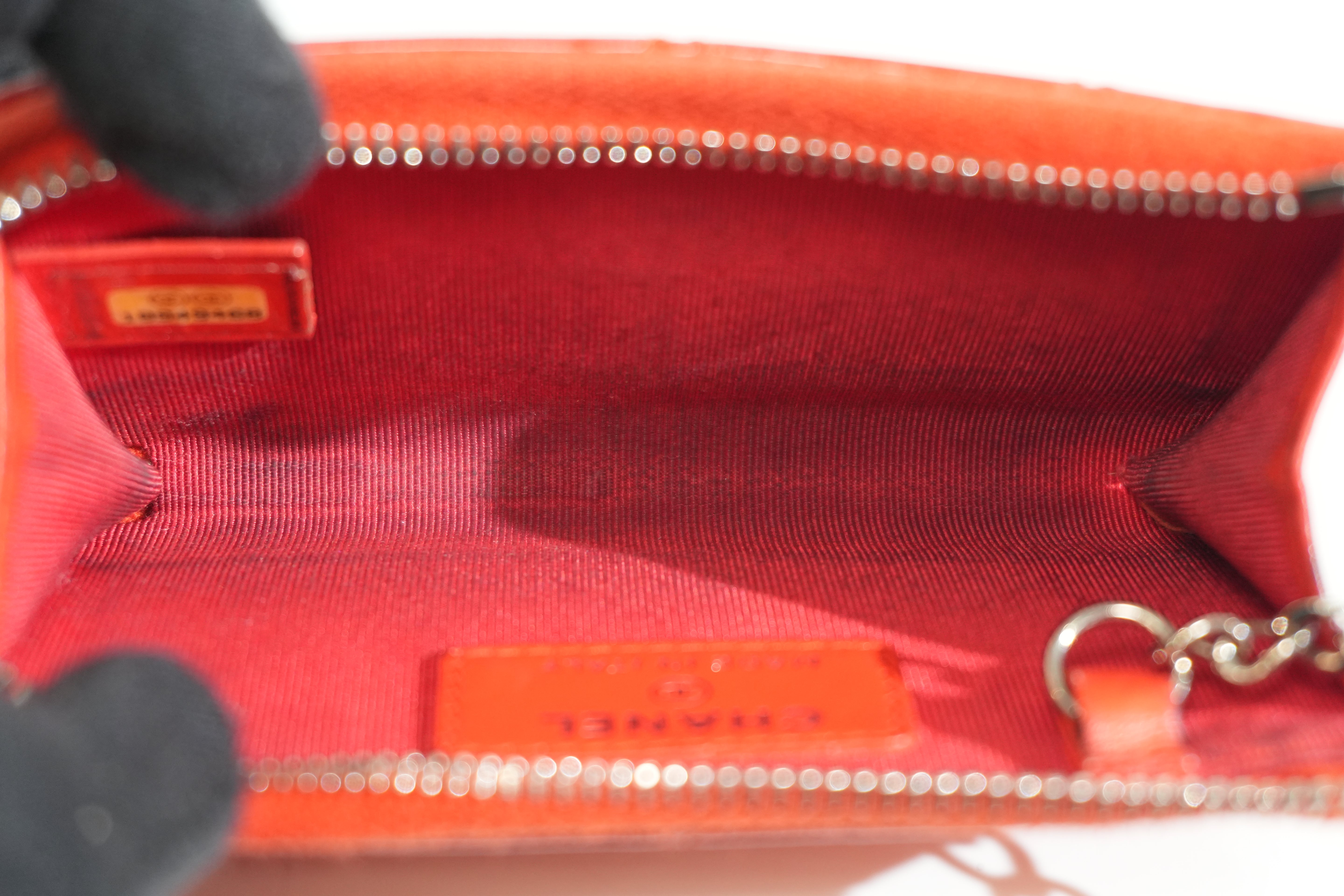 Pre-owned Chanel Key Case Red