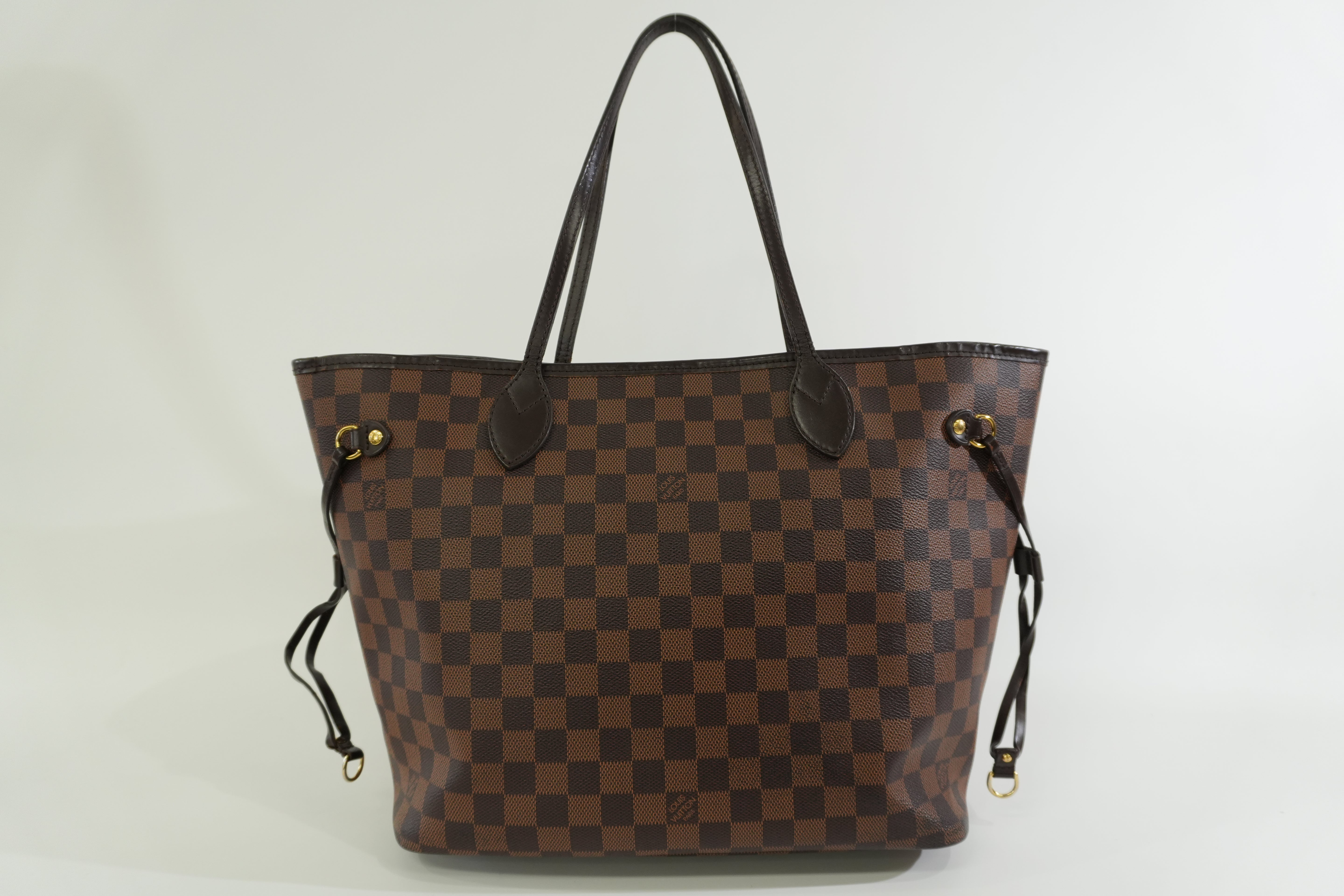 Pre-owned Louis Vuitton Damier Ebene Neverfull MM Tote Bag