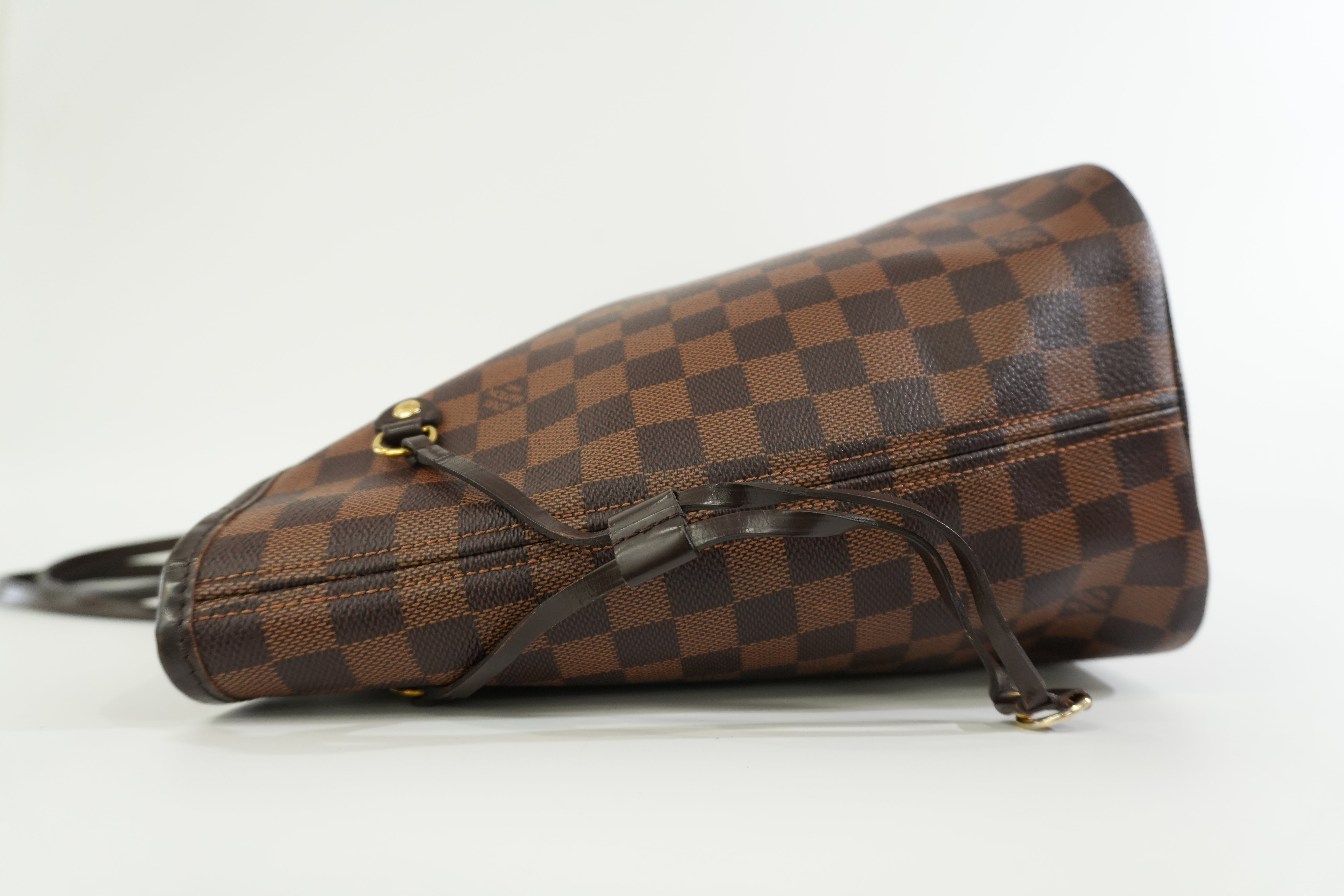 Pre-owned Louis Vuitton Damier Ebene Neverfull MM Tote Bag