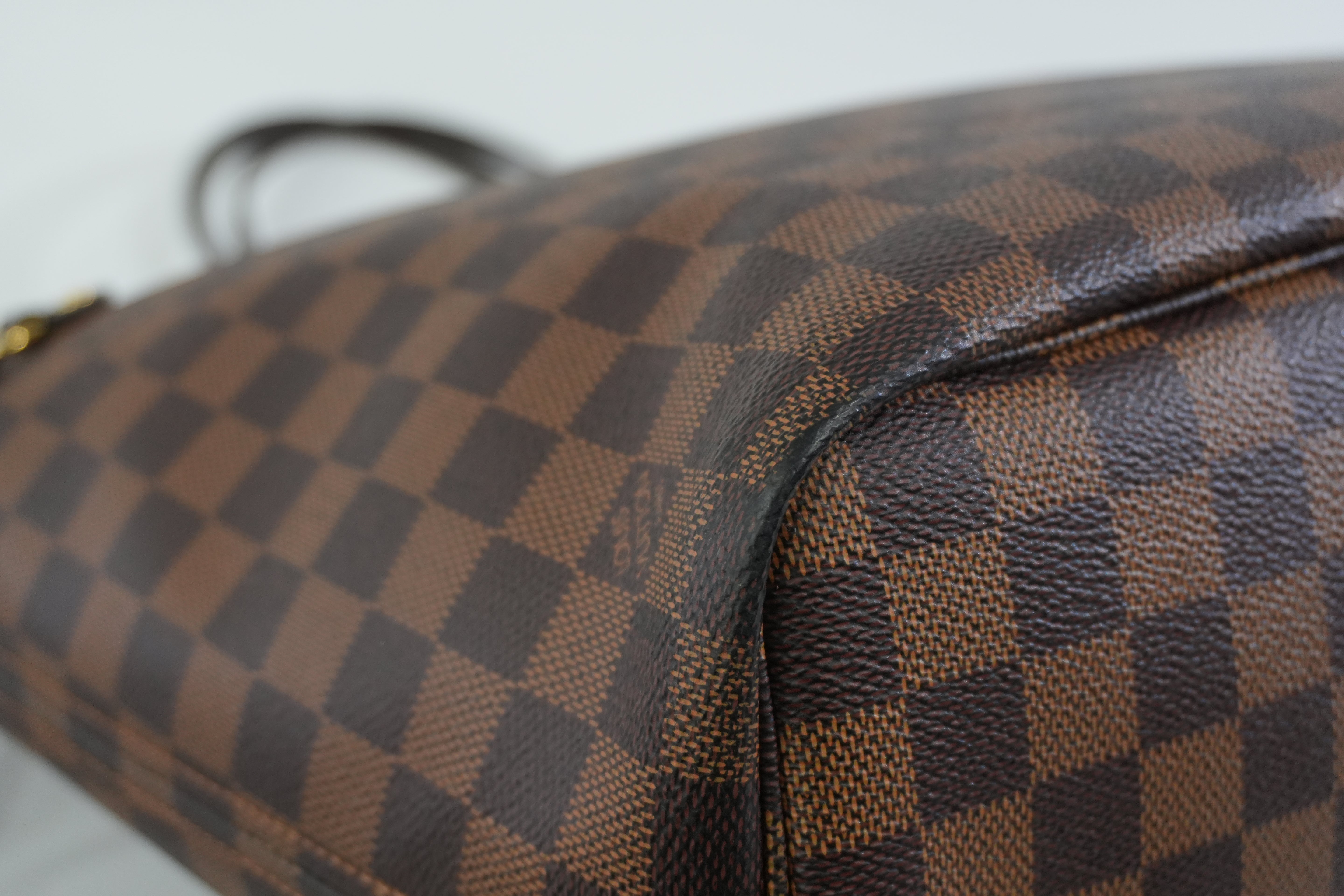 Pre-owned Louis Vuitton Damier Ebene Neverfull MM Tote Bag