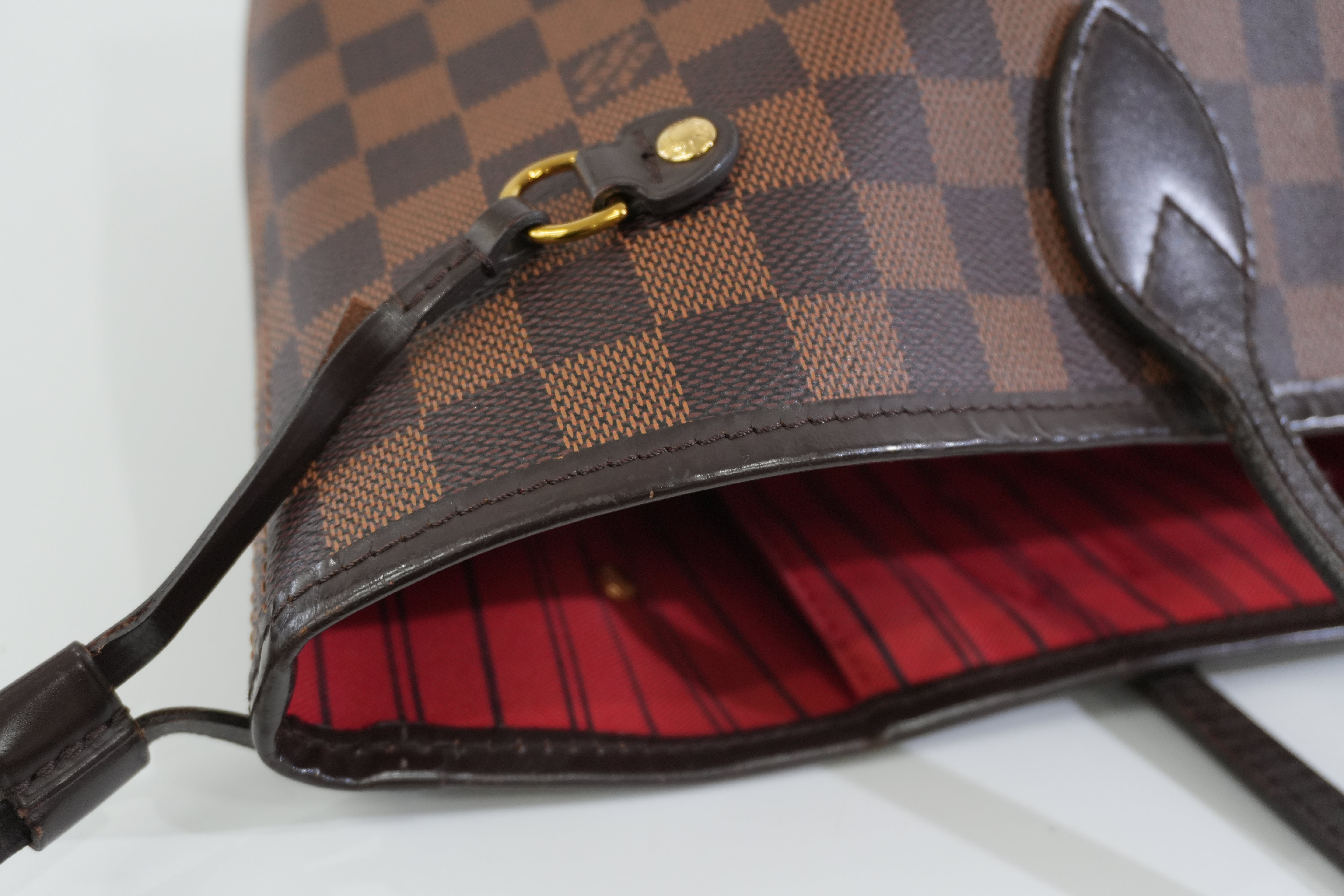 Pre-owned Louis Vuitton Damier Ebene Neverfull MM Tote Bag