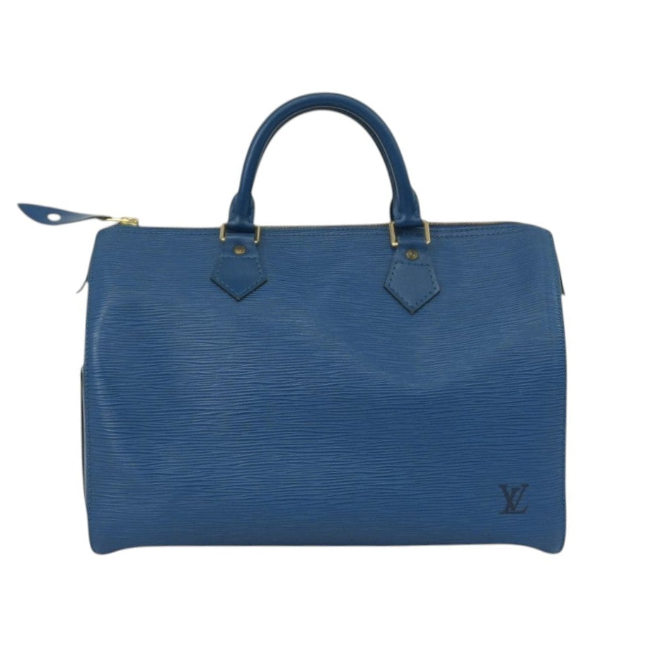Pre-Owned Louis Vuitton Epi Speedy 30 Blue