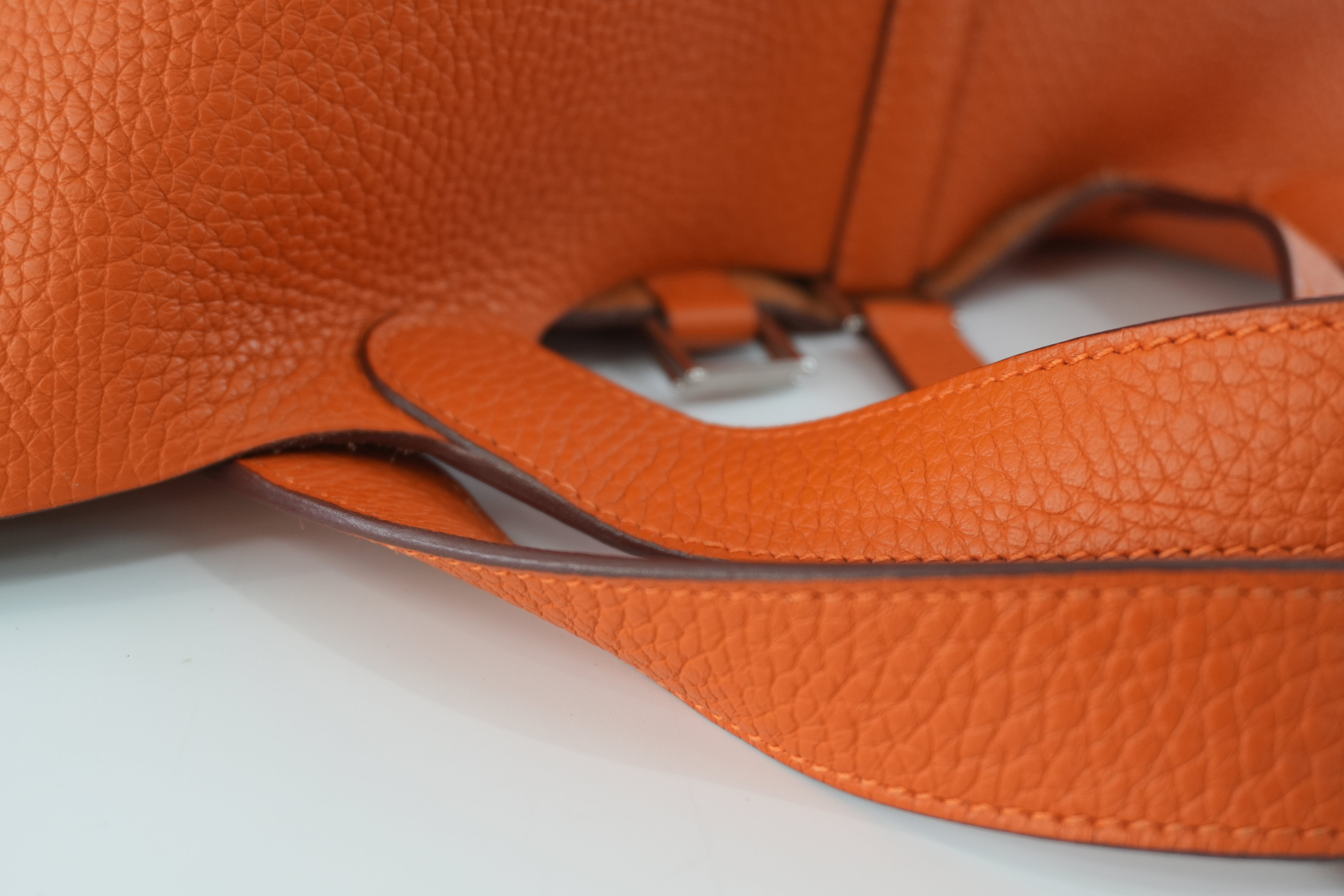 Hermes Picotin MM Handbag Orange Used