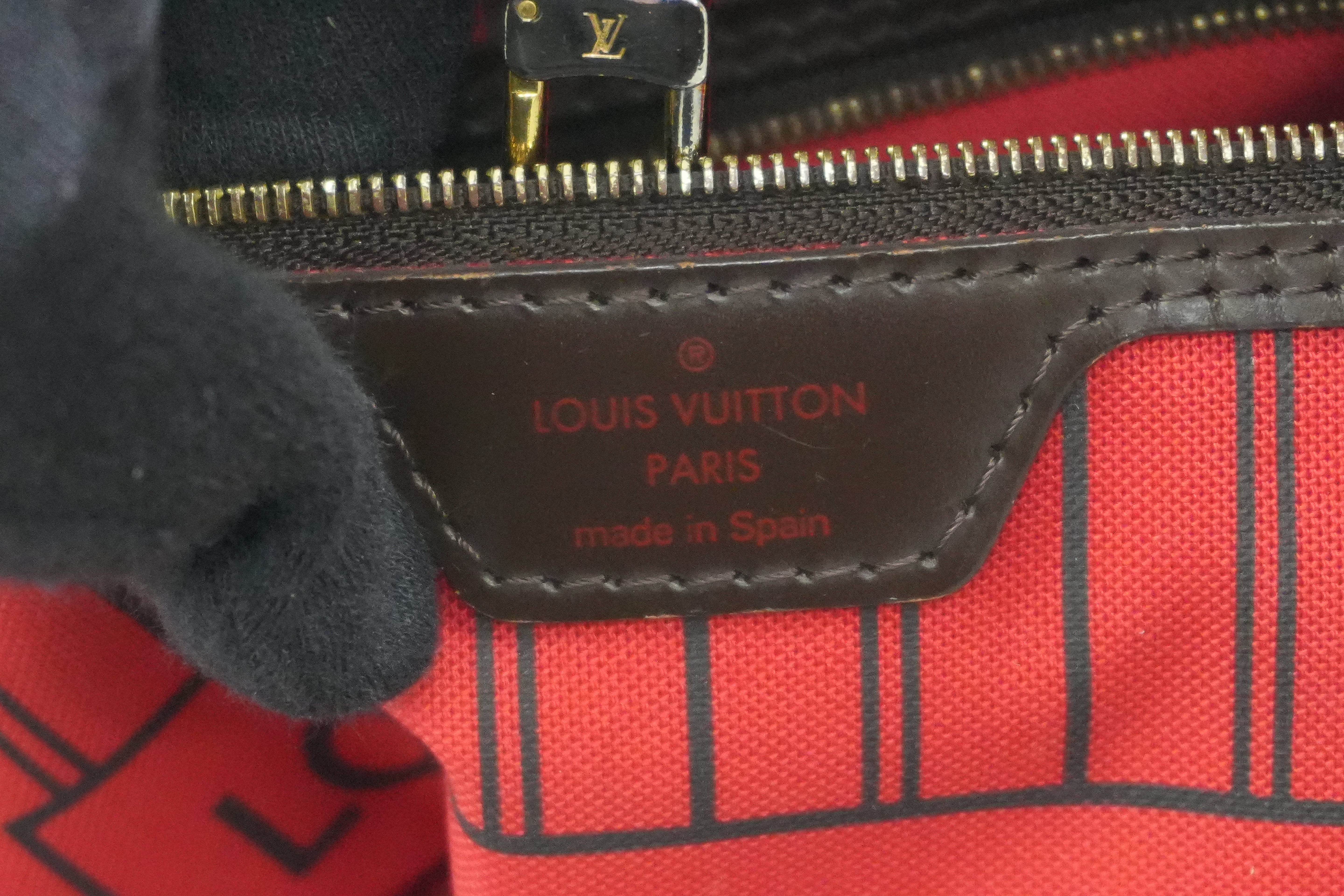 Pre-owned Louis Vuitton Damier Ebene Neverfull MM Tote Bag