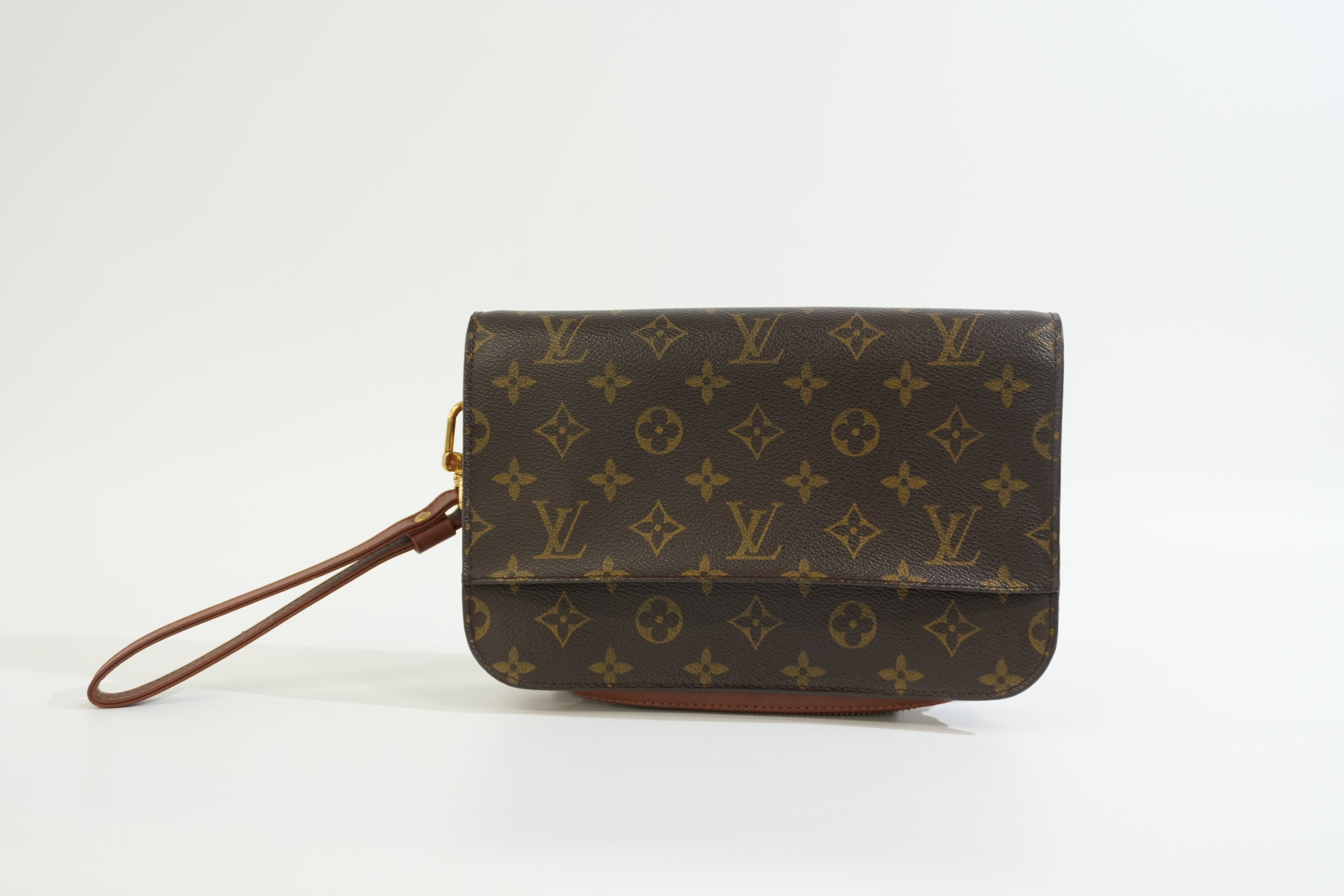 Pre-owned Louis Vuitton Monogram Orsay Wrist Clutch Bag