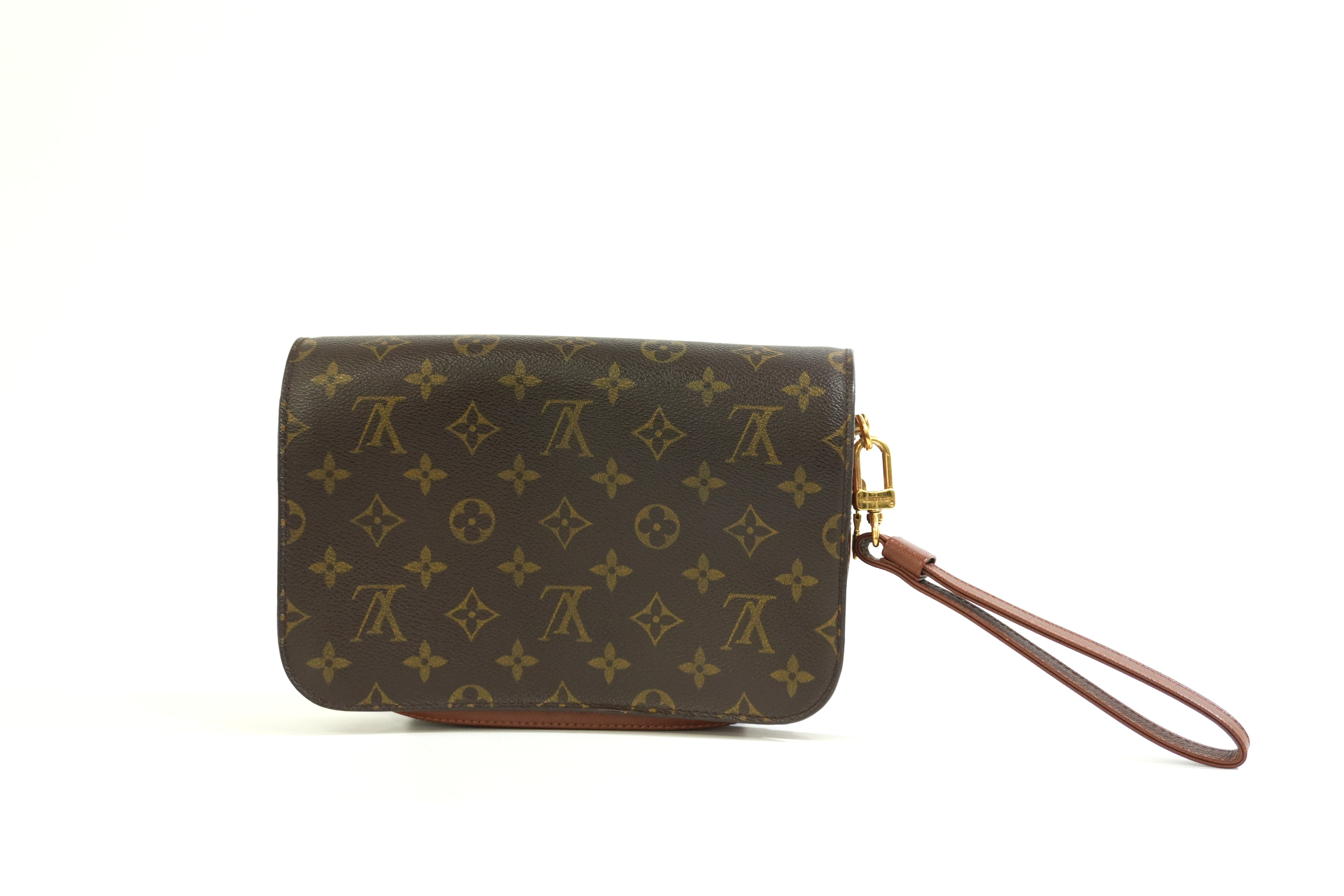 Pre-owned Louis Vuitton Monogram Orsay Wrist Clutch Bag