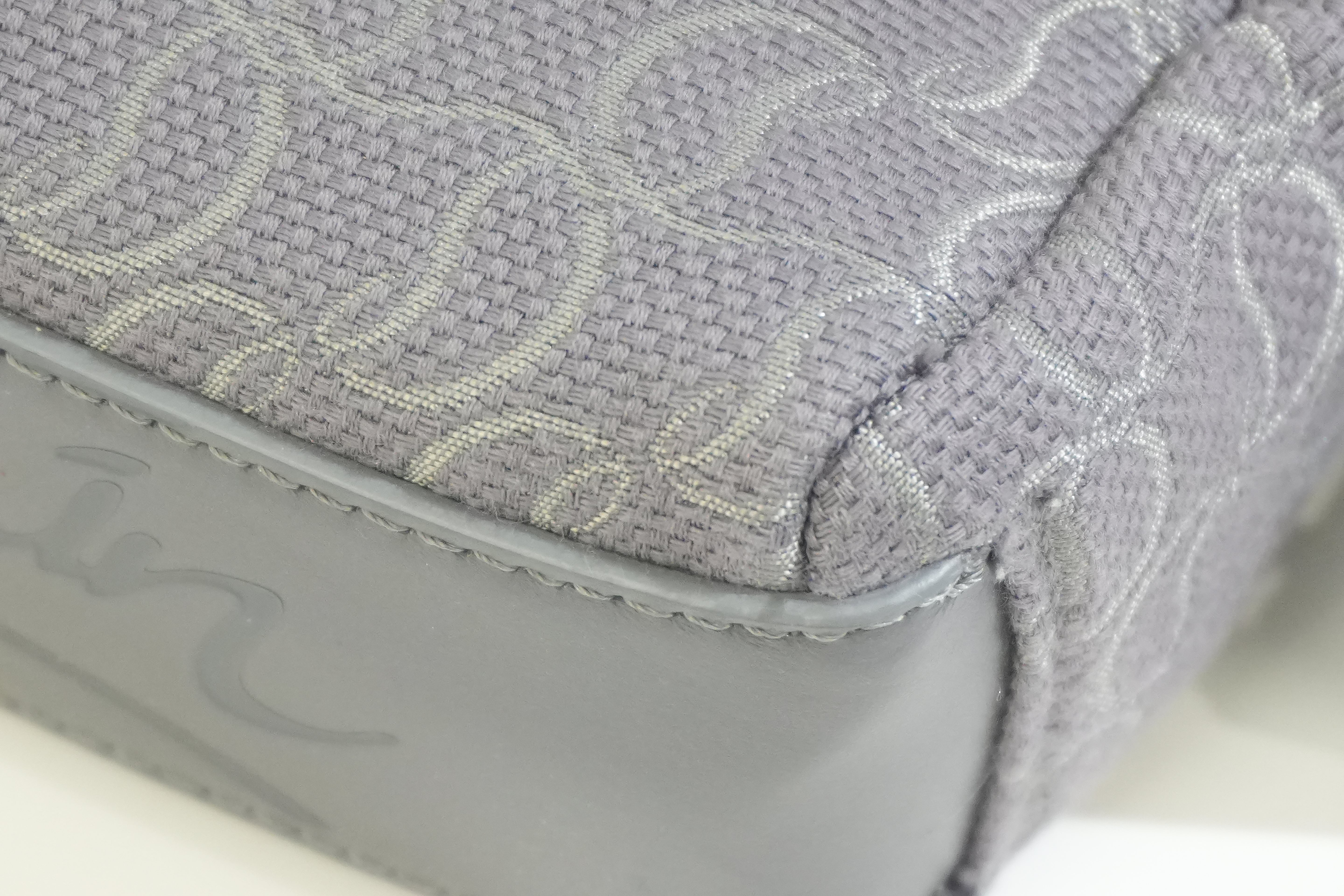 Pre-owned Louboutin Zip N Flap Crossbody Bag Gray