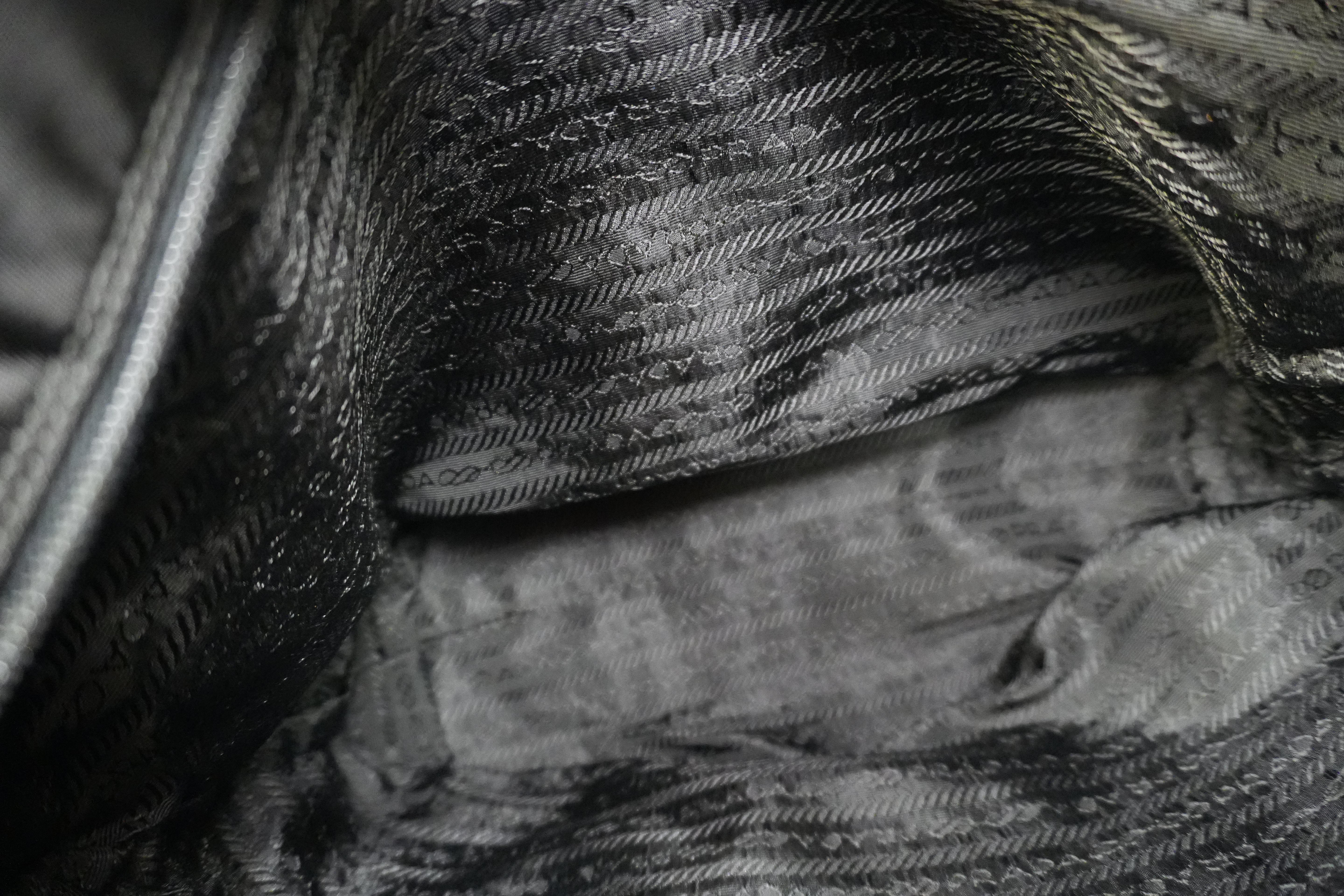 Pre-owned Prada Nylon Shoulder Bag Black