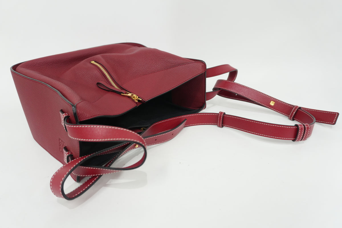 Pre-owned Loewe Hammock Shoulder Bag Red