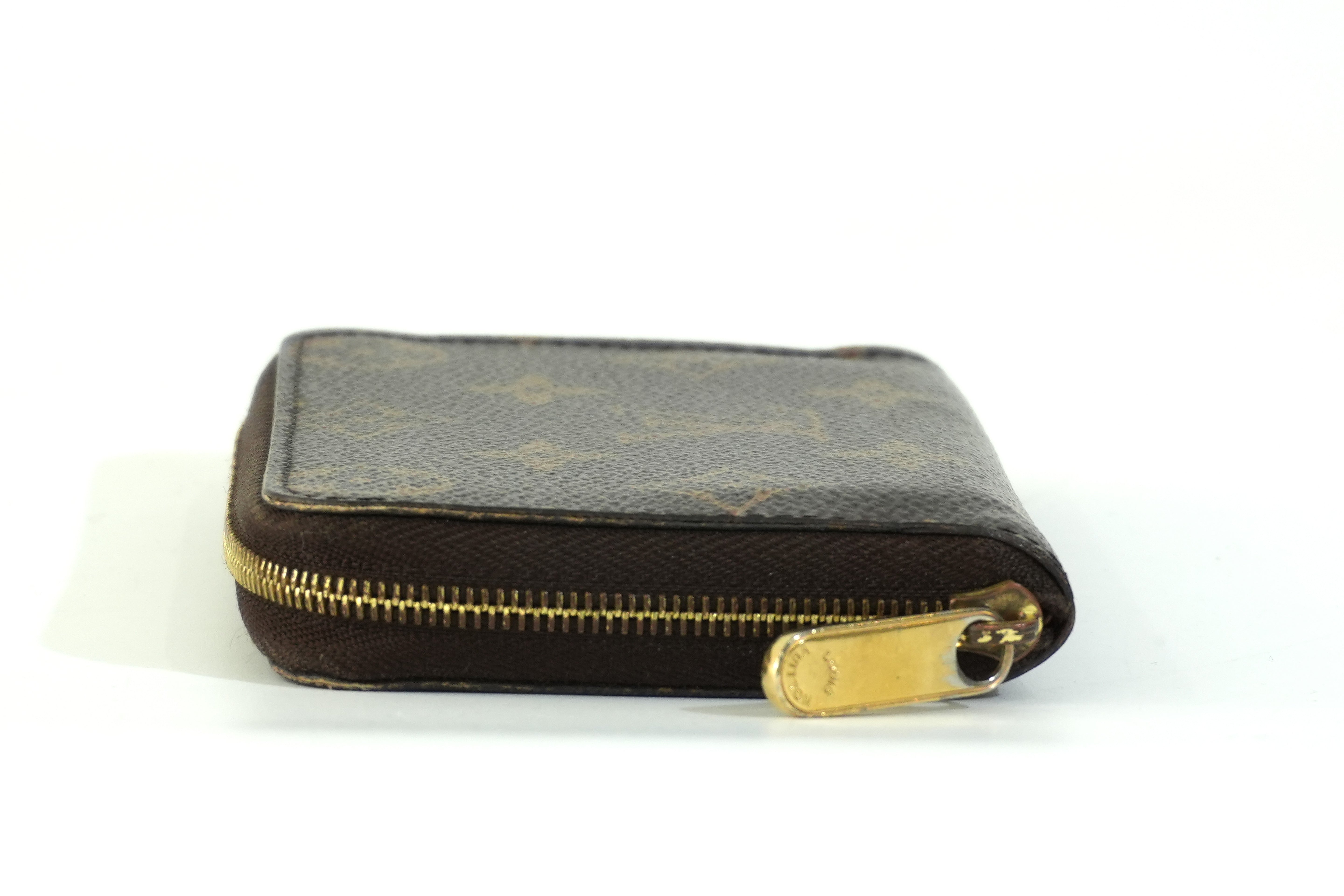Pre-owned Louis Vuitton Monogram Zippy Card and Coin Case