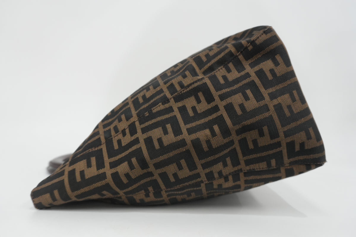 Pre-owned Fendi Zucca Handbag Brown