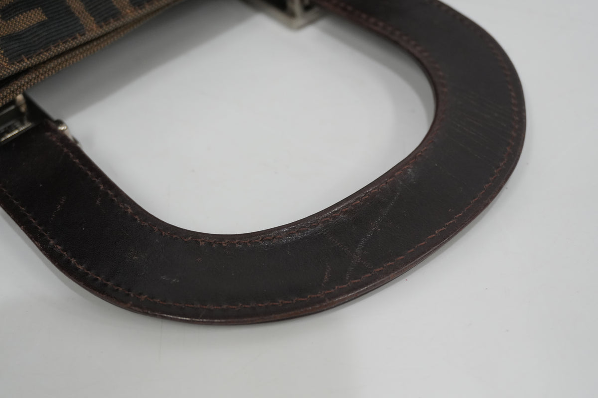 Pre-owned Fendi Zucca Handbag Brown