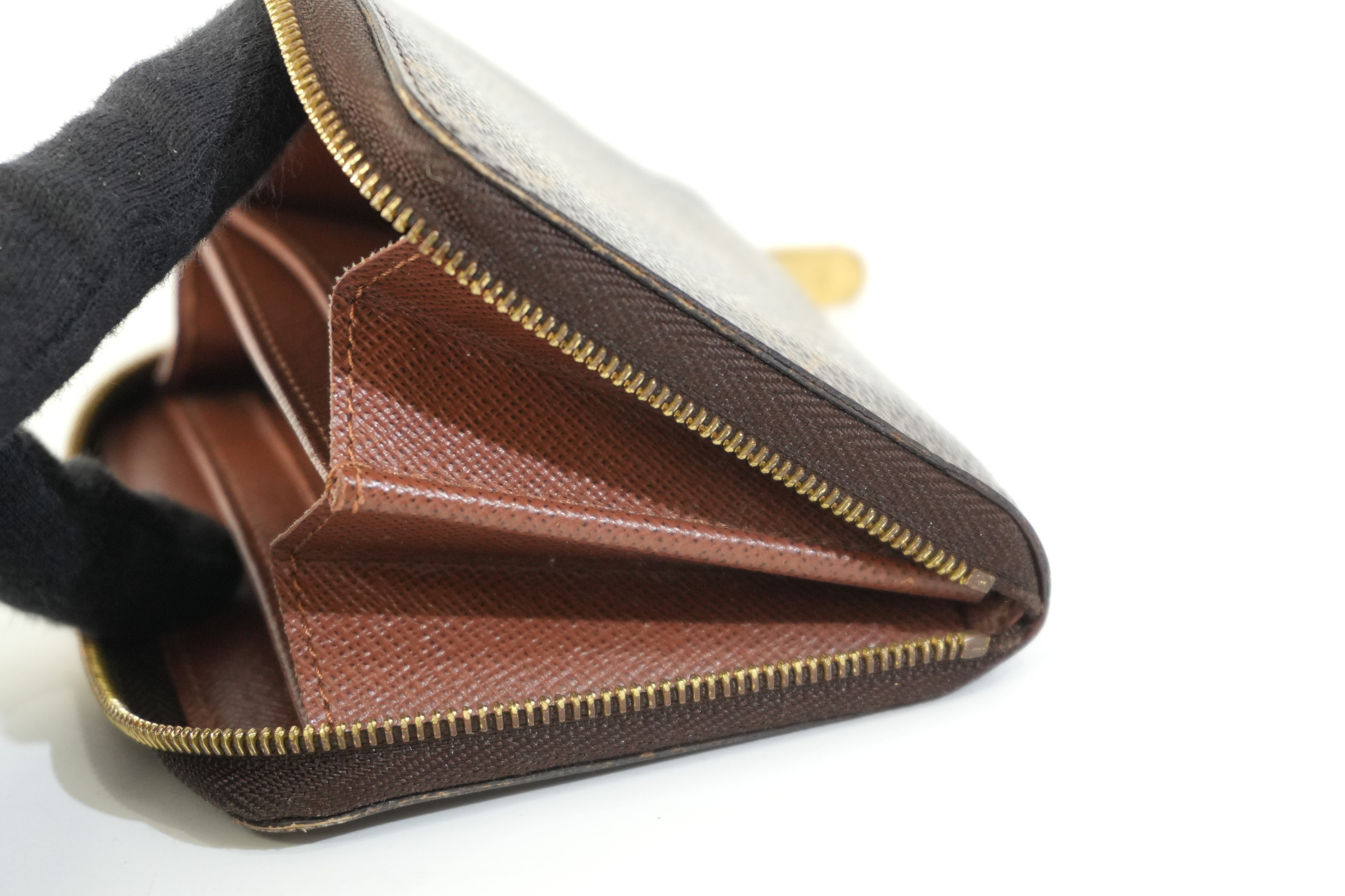 Pre-owned Louis Vuitton Monogram Zippy Card and Coin Case