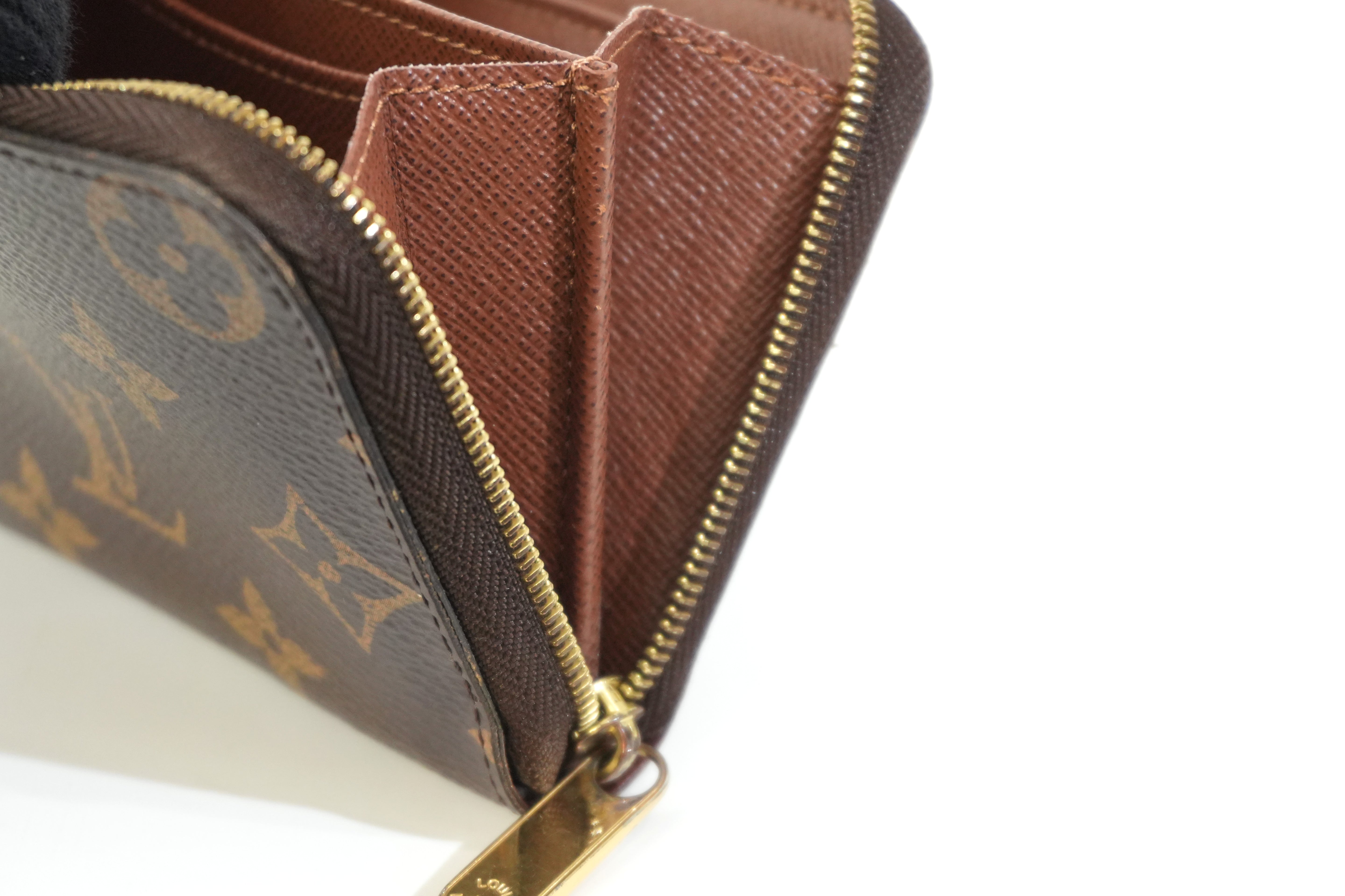 Pre-owned Louis Vuitton Monogram Zippy Card and Coin Case
