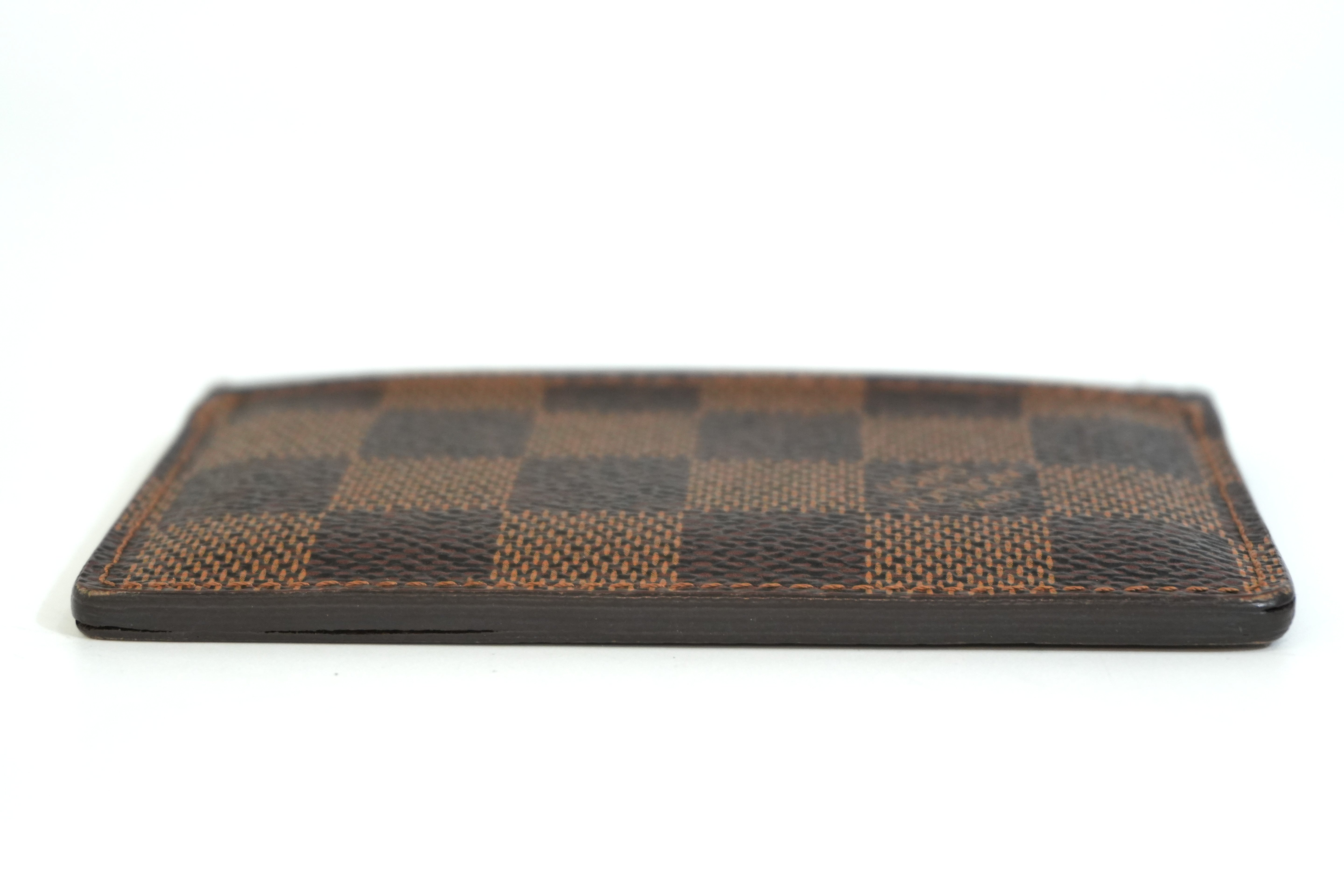 Pre-owned Louis Vuitton Damier Ebene Card Case