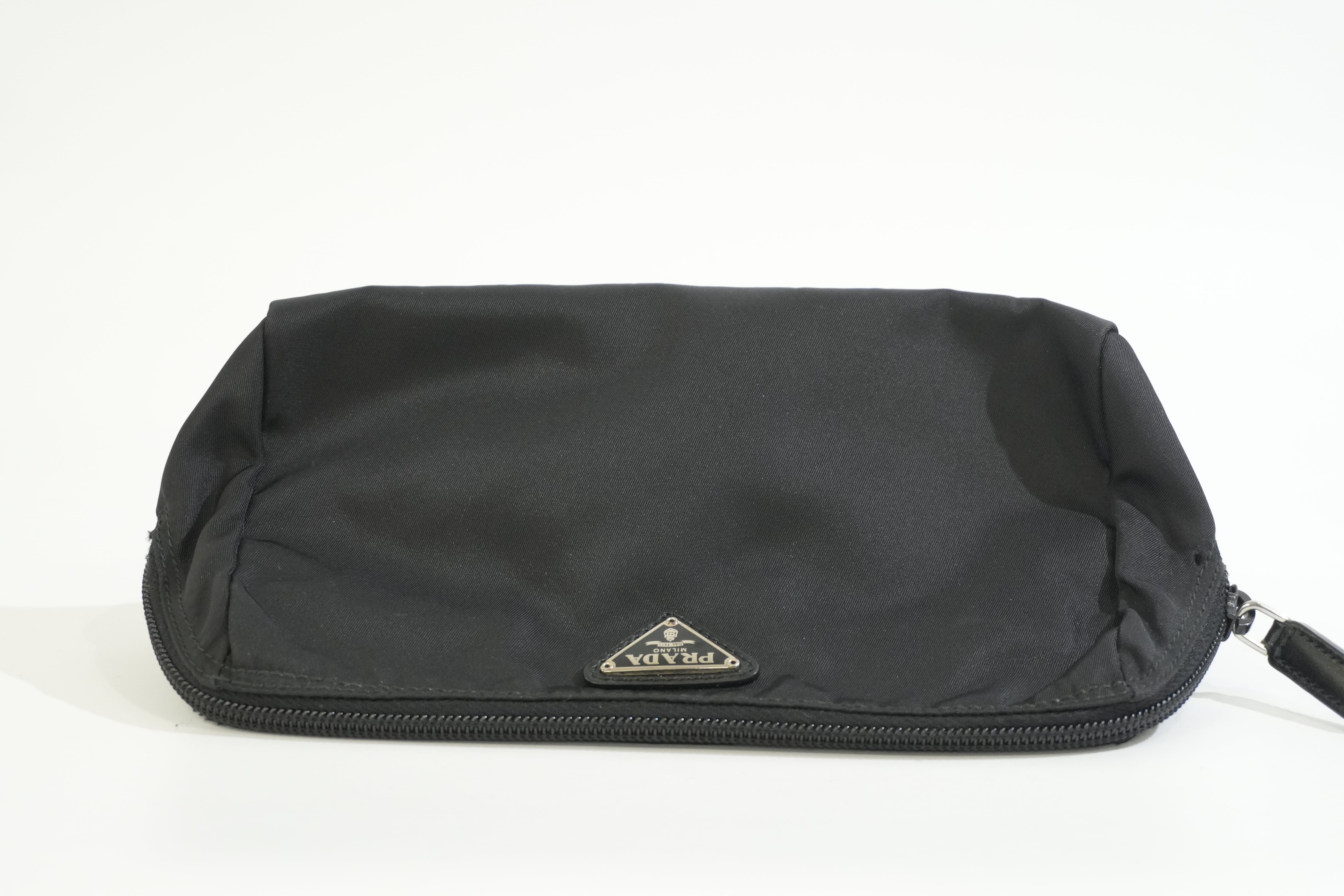 Pre-owned Prada Zippy Pouch Black