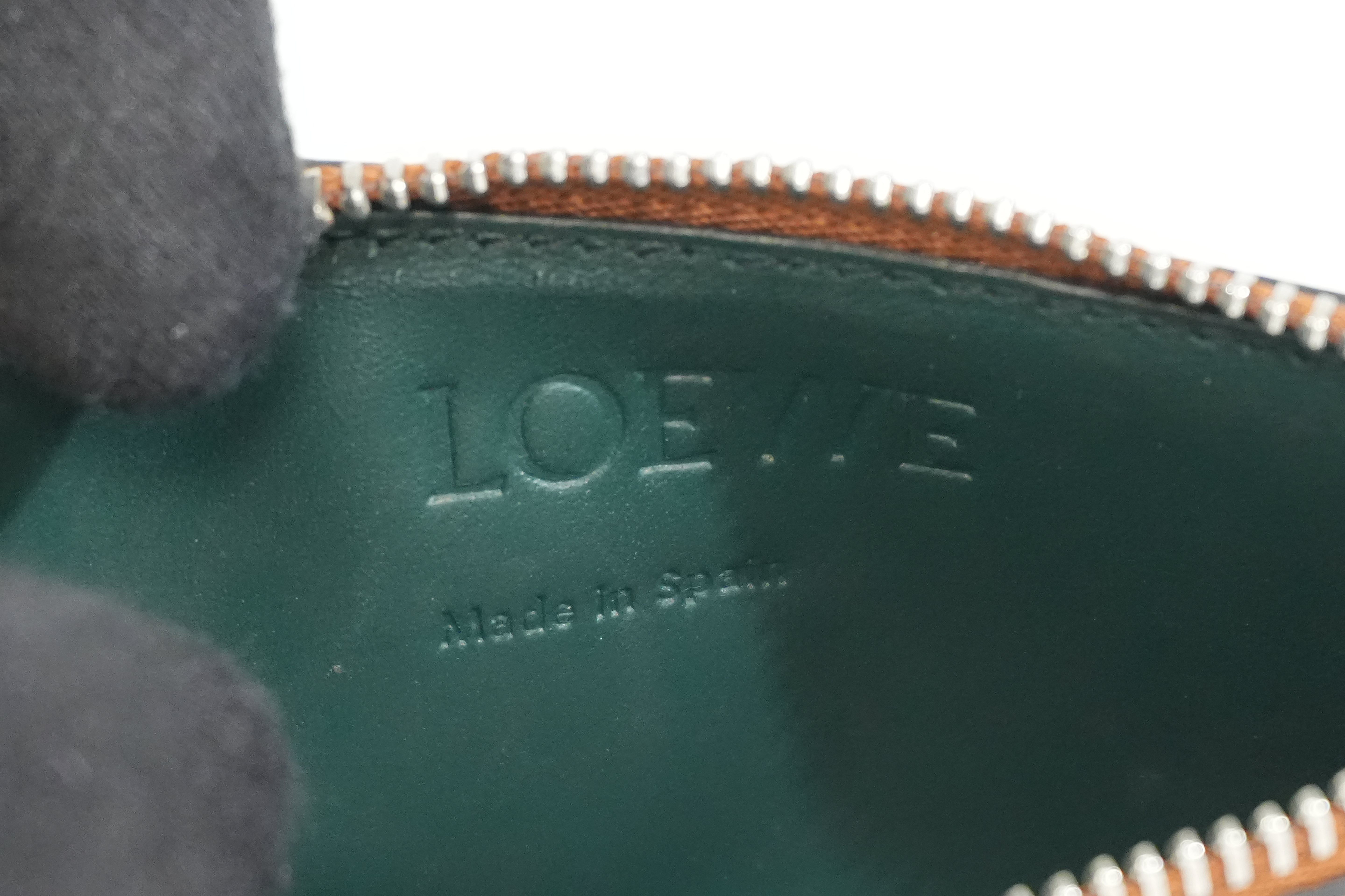 Pre-owned LOEWE Coin Case Brown