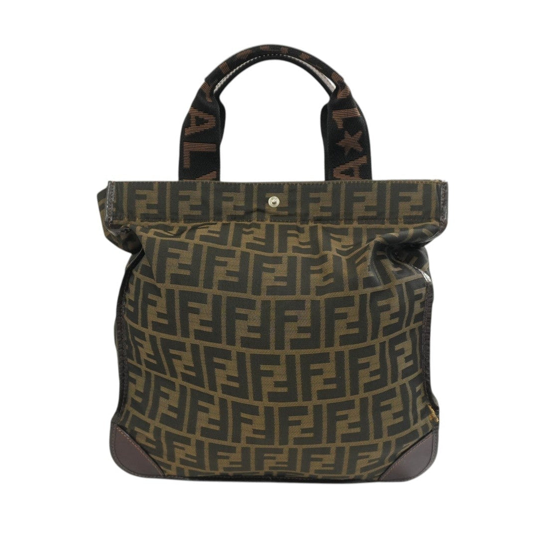 Pre-Owned Fendi Zucca Slim Tote Bag