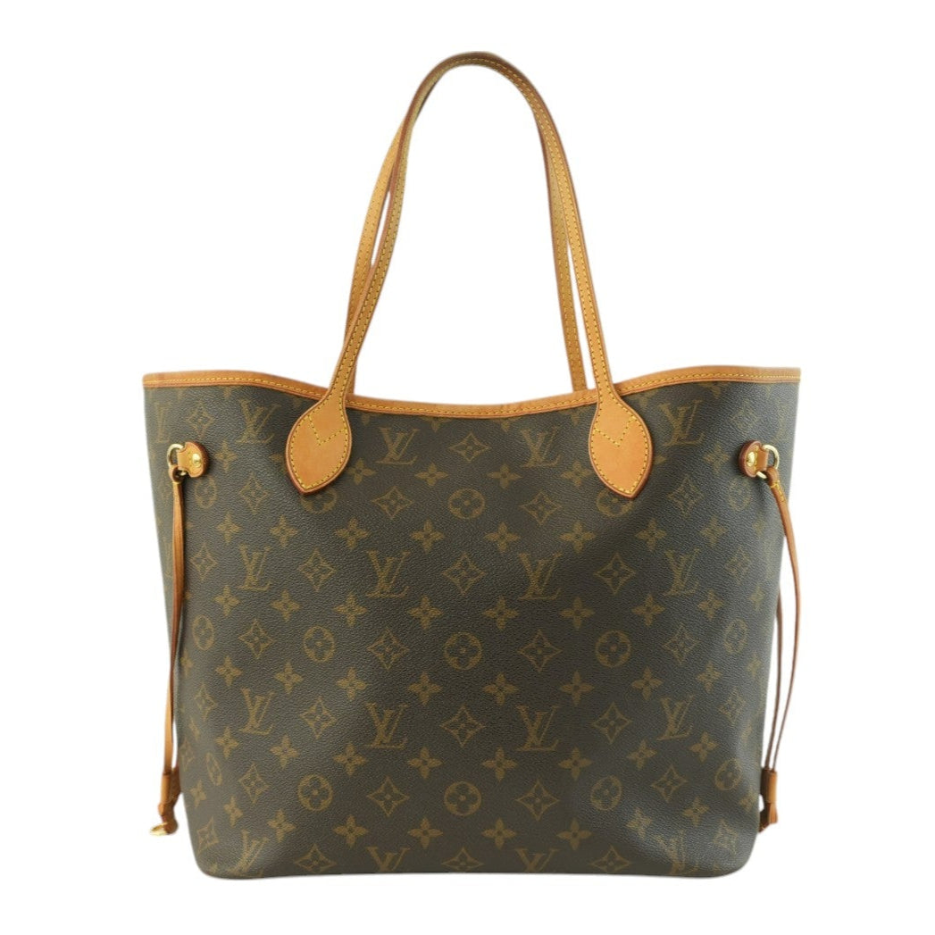 Louis Vuitton Monogram Neverfull MM Shoulder Tote Bag Used
