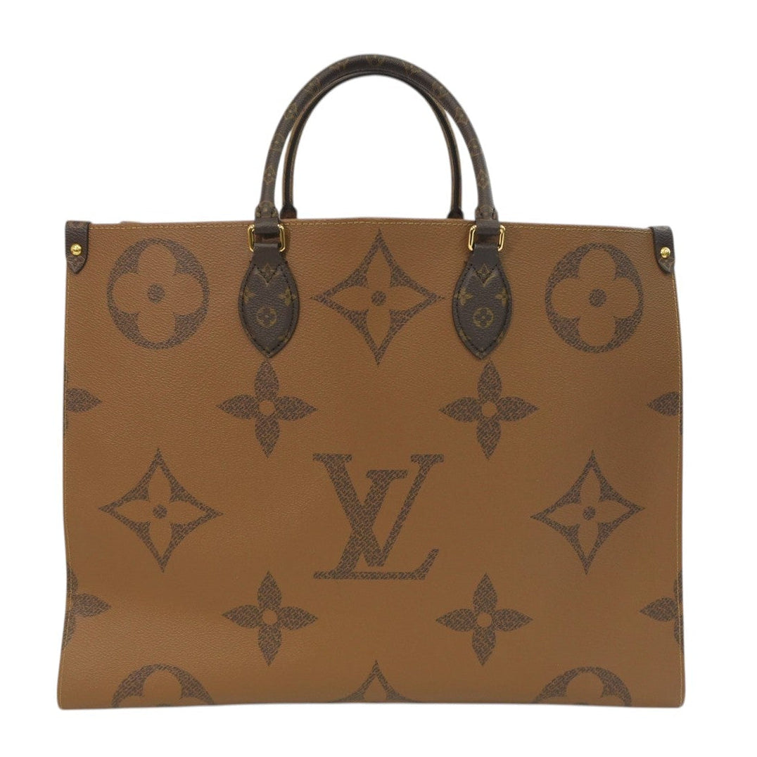 Pre-Owned Louis Vuitton Reverse Monogram On The Go Gm Tote Bag