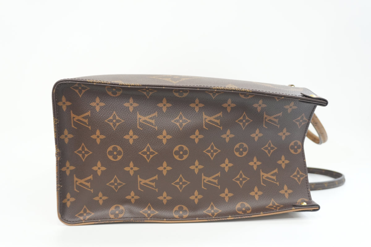 Pre-Owned Louis Vuitton Reverse Monogram On The Go Gm Tote Bag