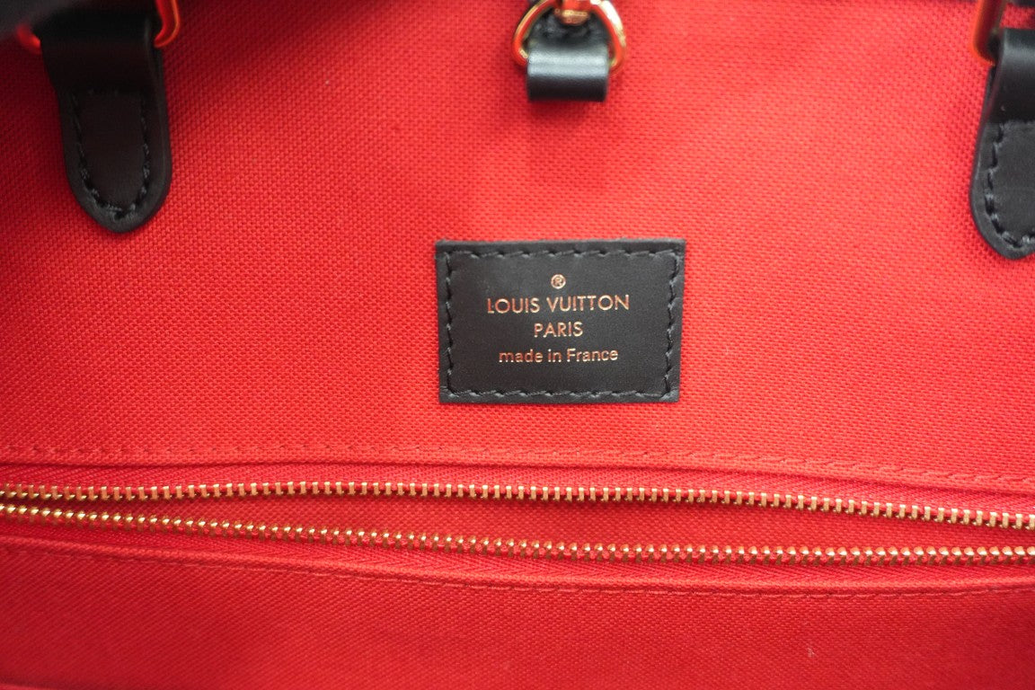Pre-Owned Louis Vuitton Reverse Monogram On The Go Gm Tote Bag