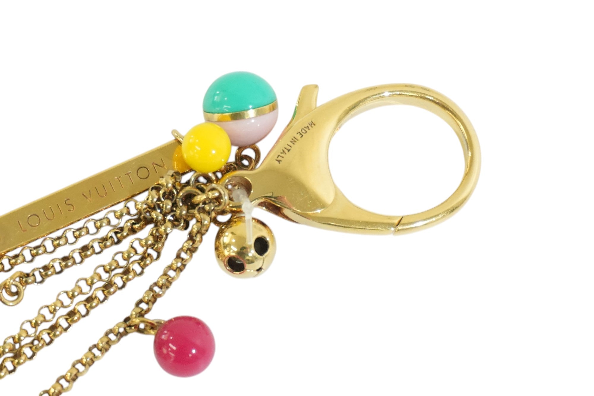 Per-owned Louis Vuitton Bag Charm Multicolor