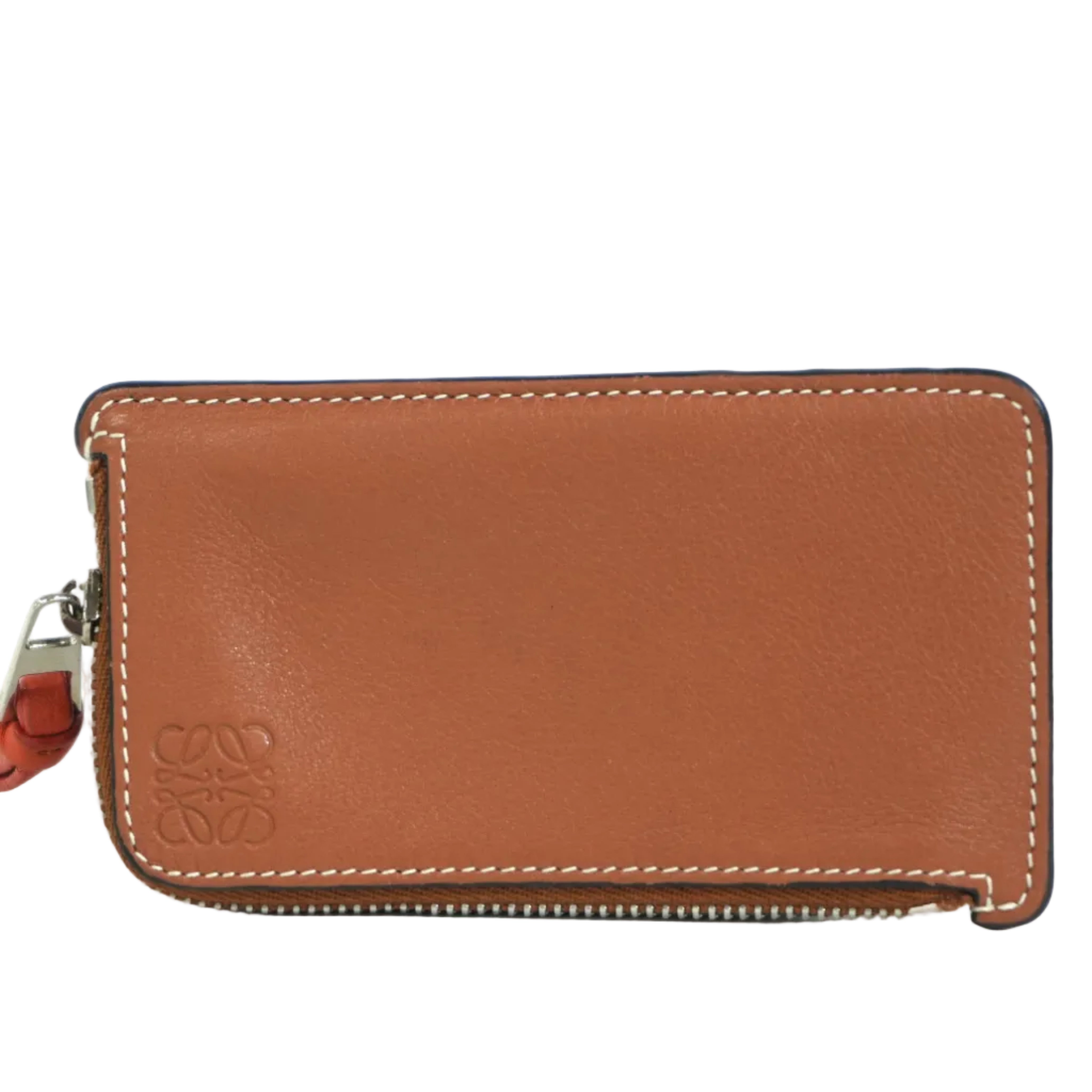 Pre-owned LOEWE Coin Case Brown