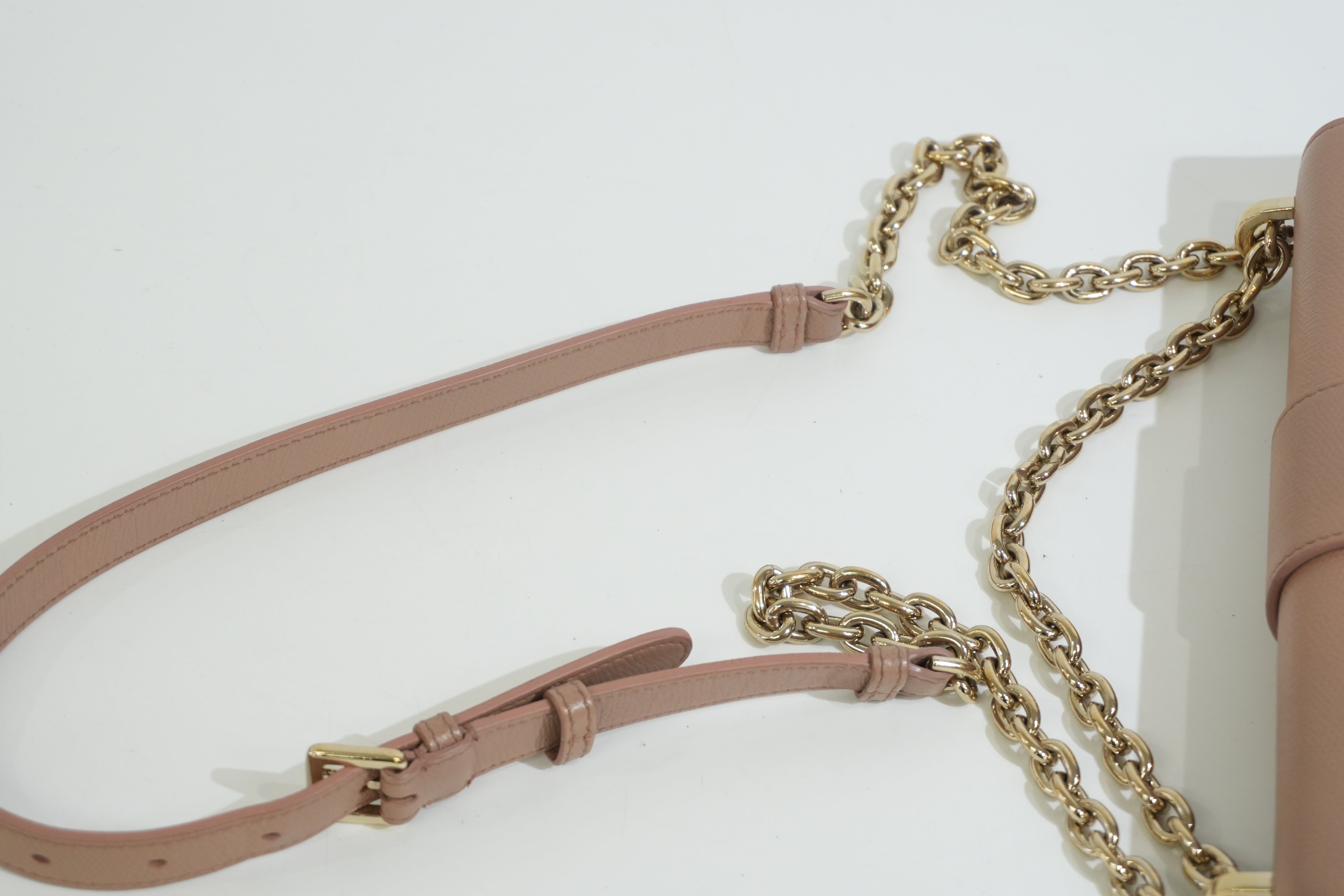 Pre-owned Dior 30 Montaigne Chain Bag Pink