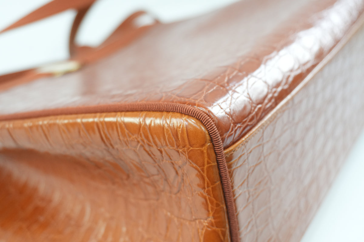 Pre-Owned Ferragamo Tote Bag Brown